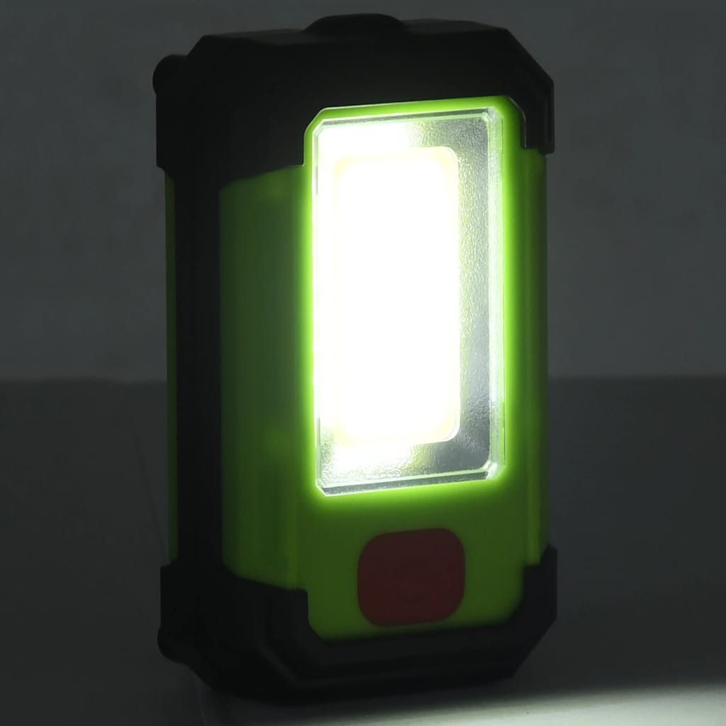 vidaXL Flutlichtstrahler LED-Strahler Tragbar Solarbetrieben 7W Kaltweiß