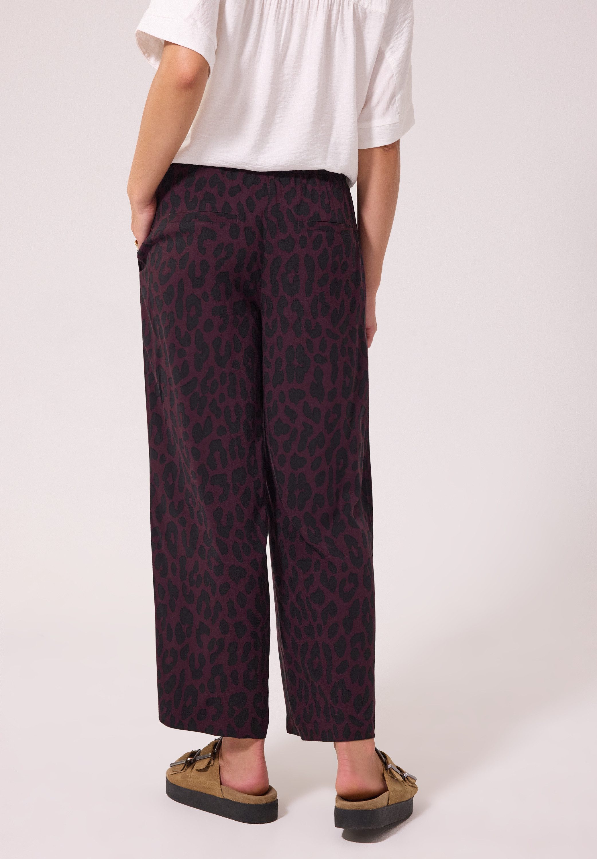 STREET ONE STUDIO Culotte mit Leo-Muster