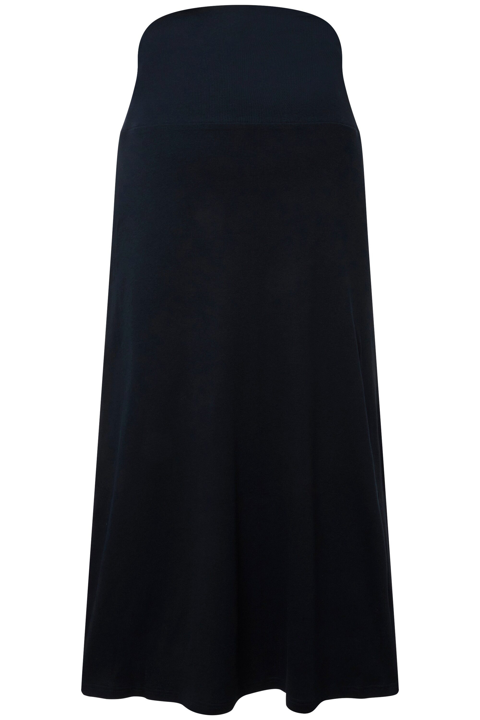 Ulla Popken Maxirock Bellieva Jerseyrock A-Linie Elastikbund Schwangerschaf günstig online kaufen
