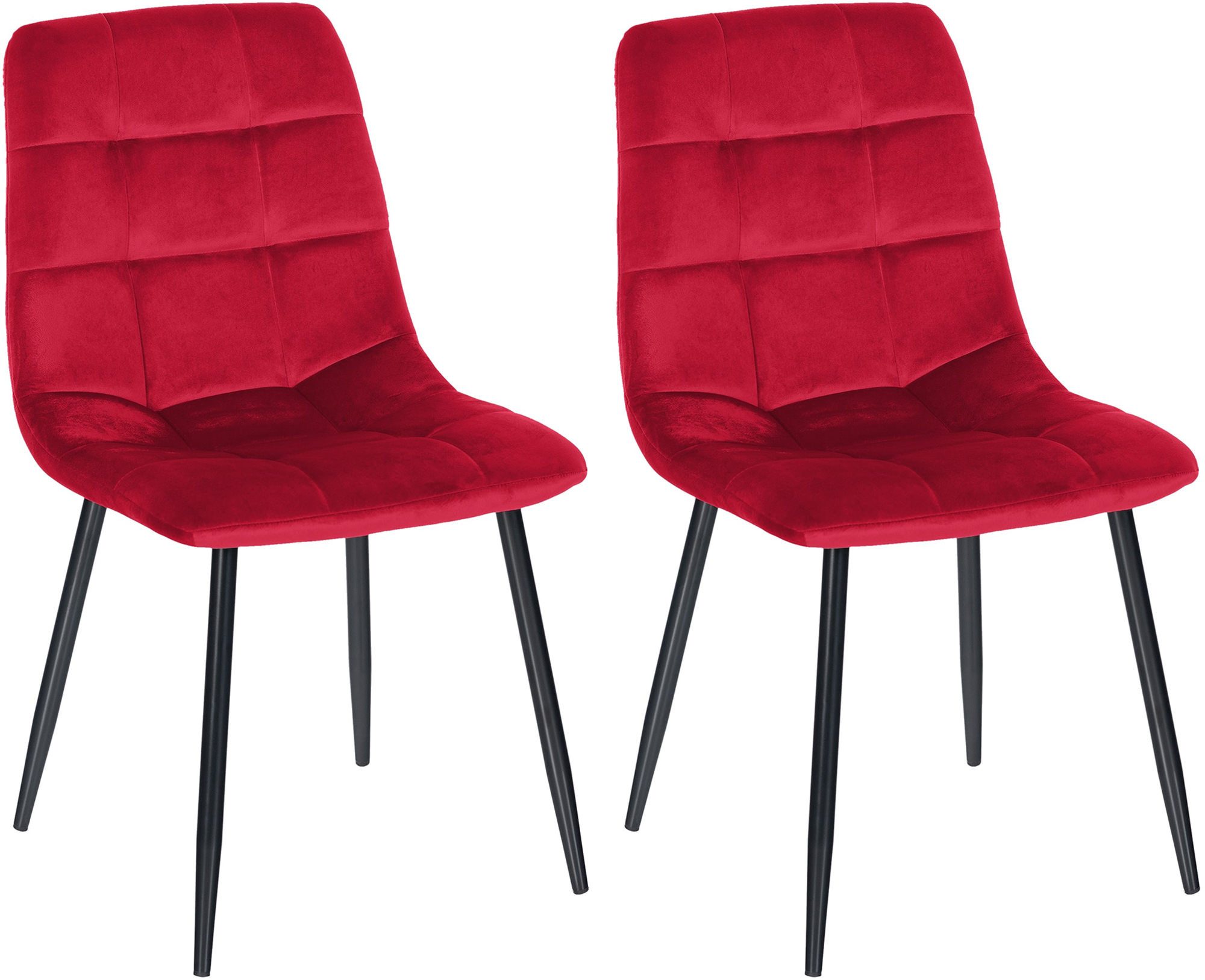 CLP Esszimmerstuhl Tilde (2er Set), Samt günstig online kaufen