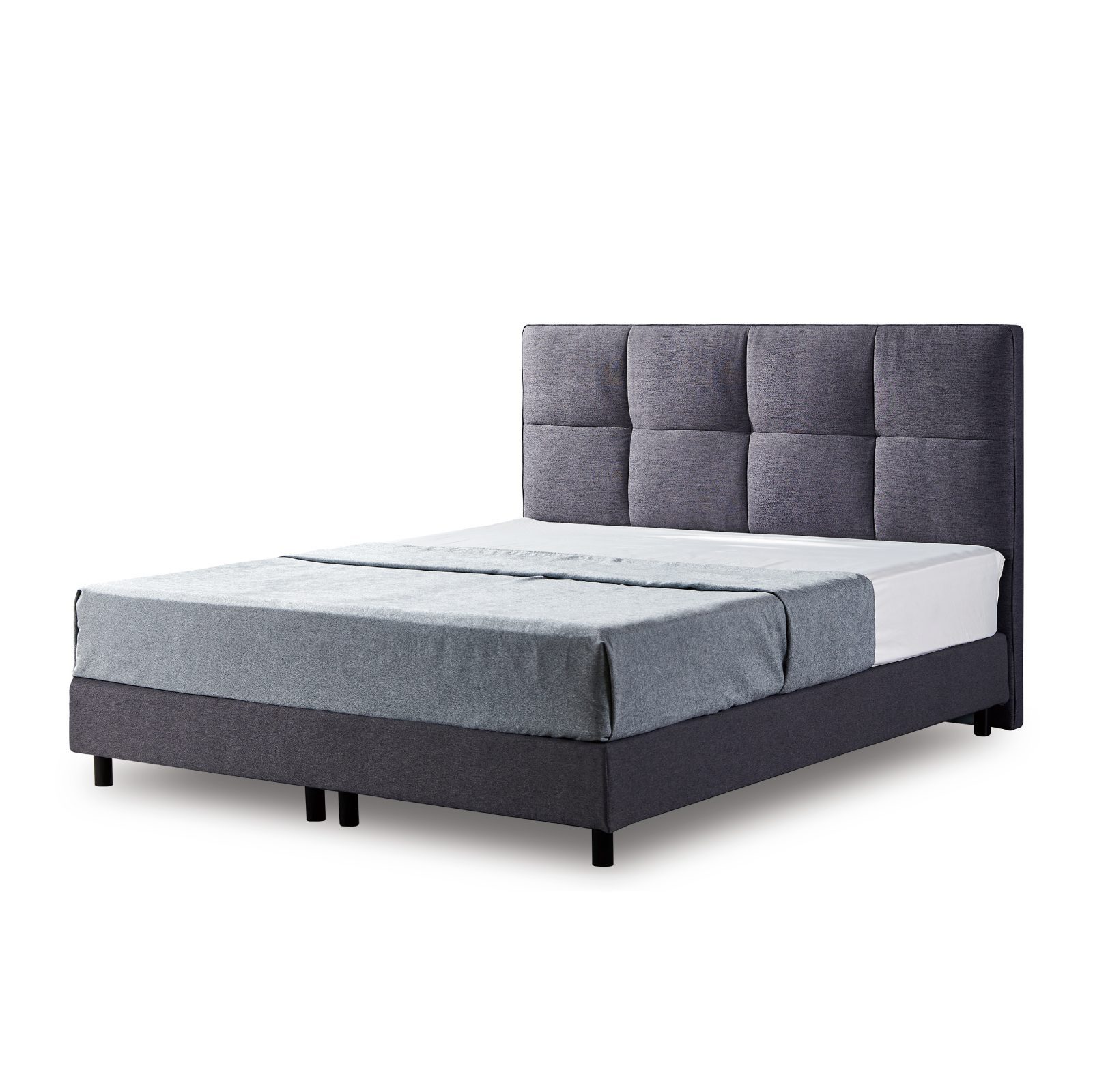 V6 Boxspringbett Modell 213 mit mit Taschenfederkernmatratze 30 cm Hoch