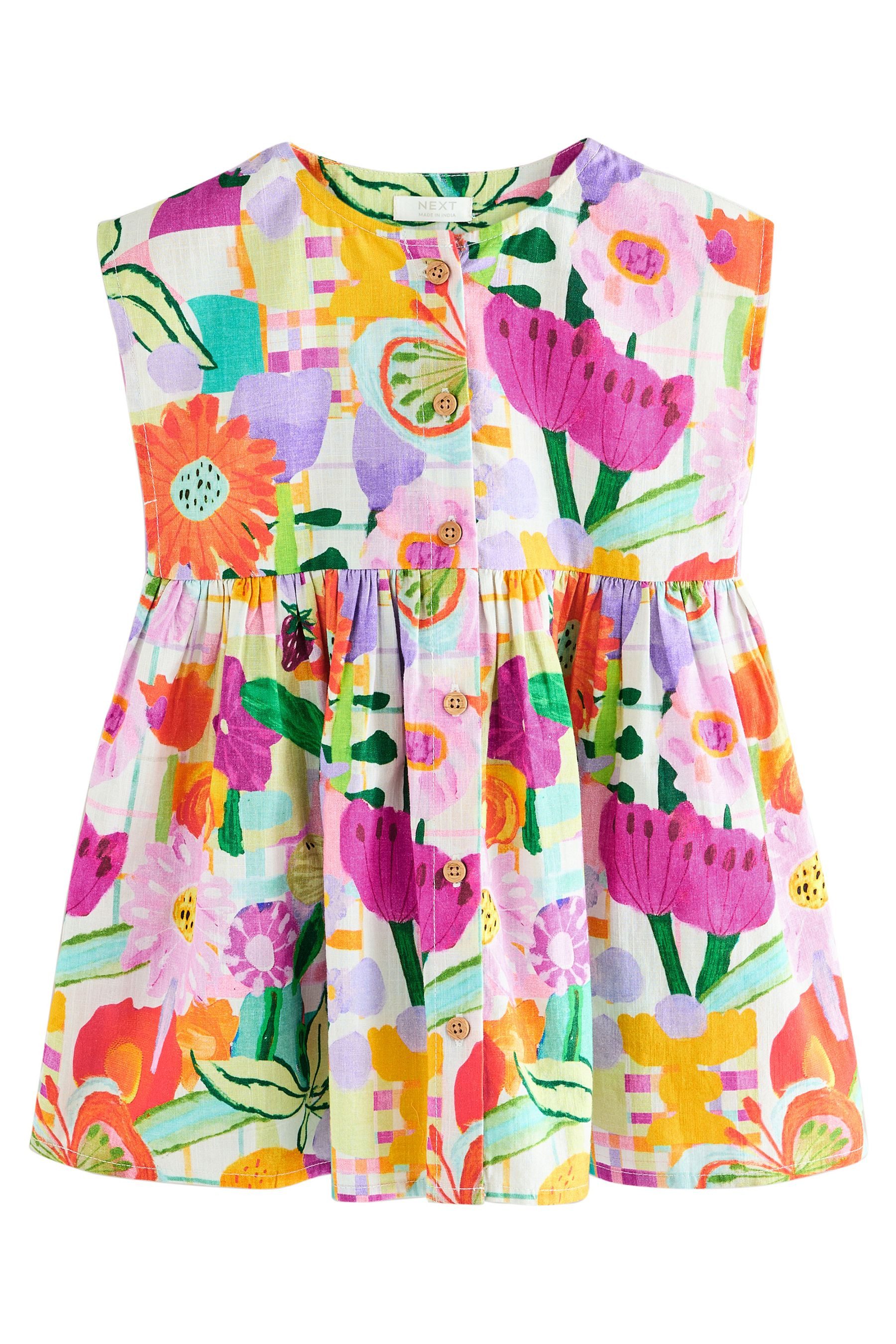 Next Sommerkleid Geknöpftes Kleid aus 100 % günstig online kaufen