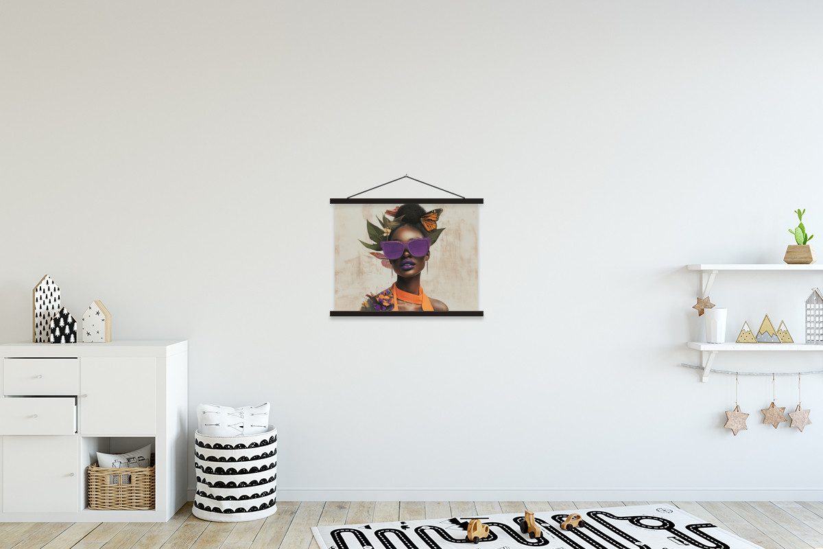 MuchoWow Poster Frau - Sonnenbrille - günstig online kaufen