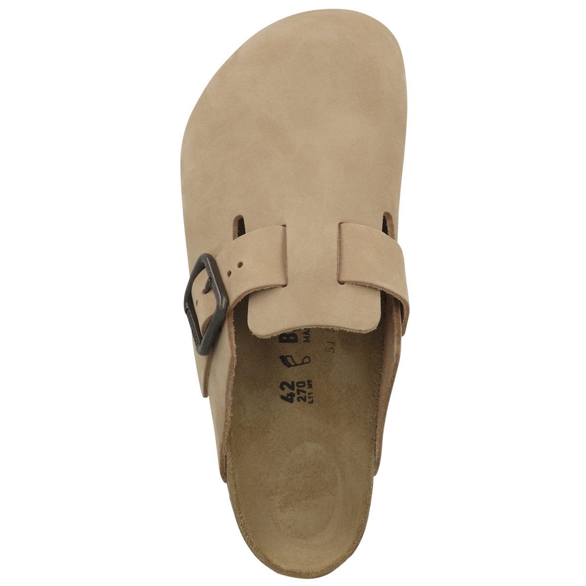 Birkenstock Boston Wire Buckle Nubukleder normal Clog Sandalen, Hausschuhe, Pantoletten, Badeschuhe, Gartenschuhe