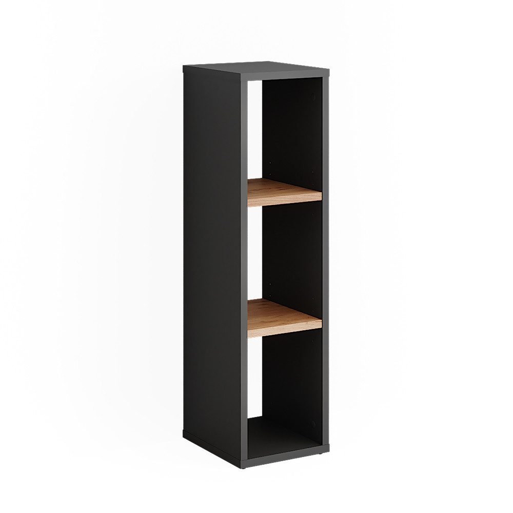 Vicco Bücherregal Orlando, Anthrazit/Goldkraft Eiche, 21.6 günstig online kaufen