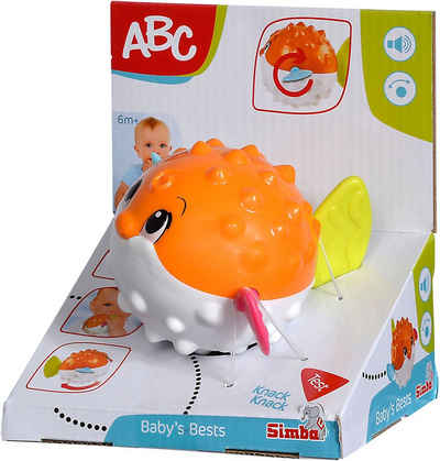 ABC-Dickie-Simba Greifspielzeug Baby Babywelt bunter Tastfisch Rassel Flossen sind Zahnhilfe 104010003