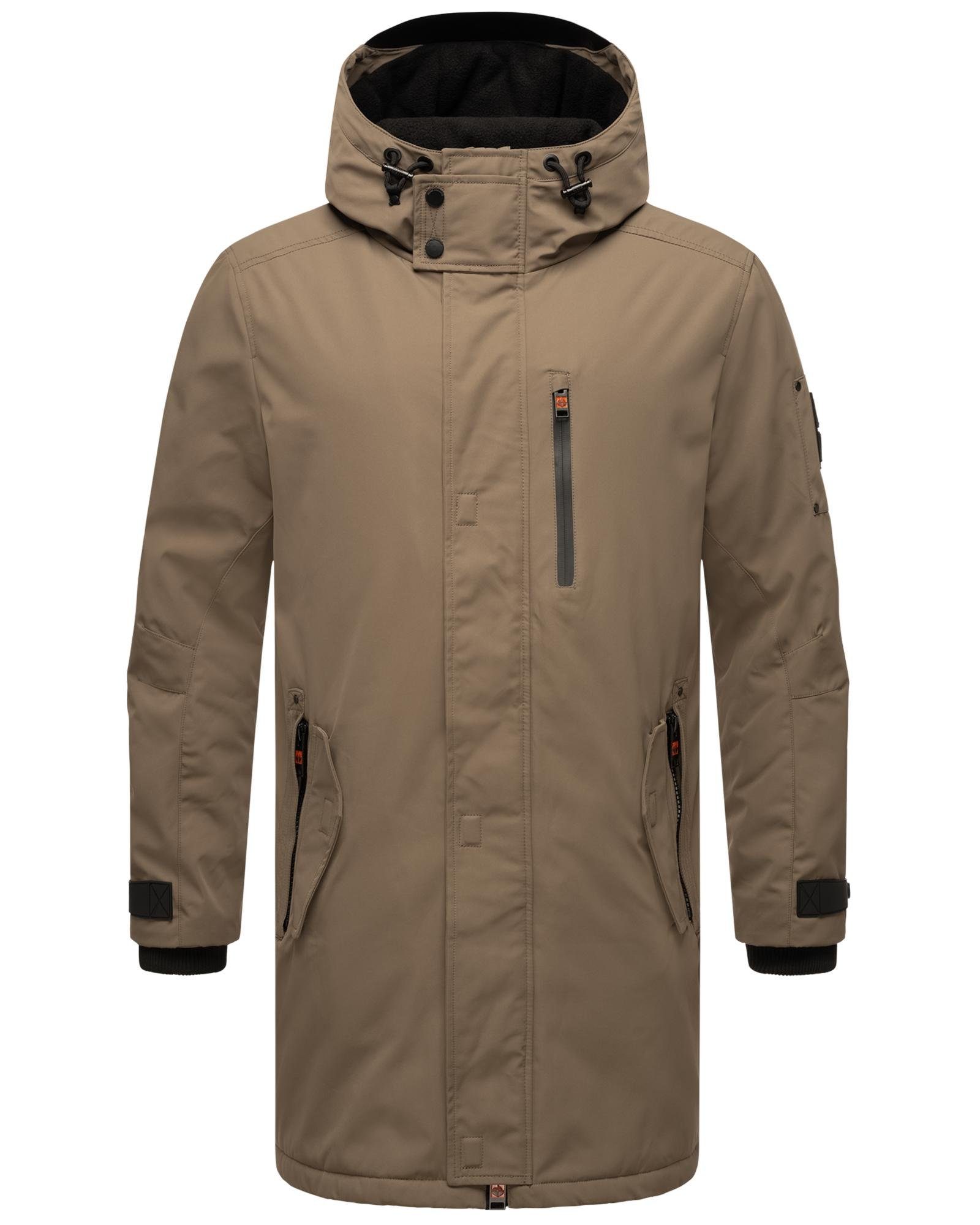 Stone Harbour Kurzmantel Lanzoo Cooler Herren Übergangsmantel mit großer Kapuze