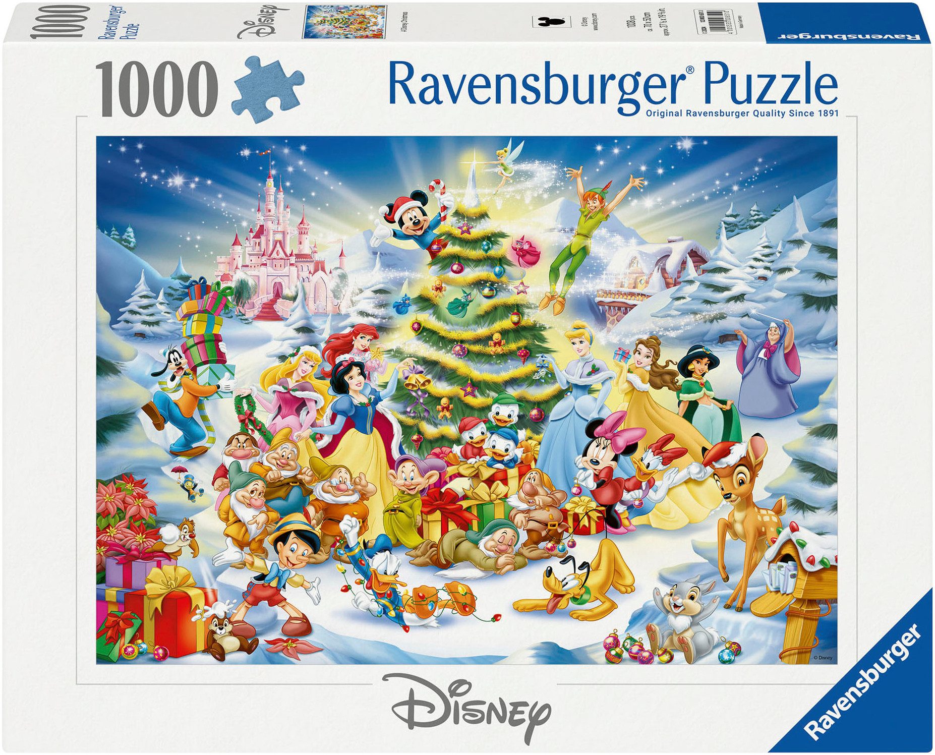 Ravensburger Puzzle Disney Classics, Disneys Weihnachten, 1000 Puzzleteile, günstig online kaufen