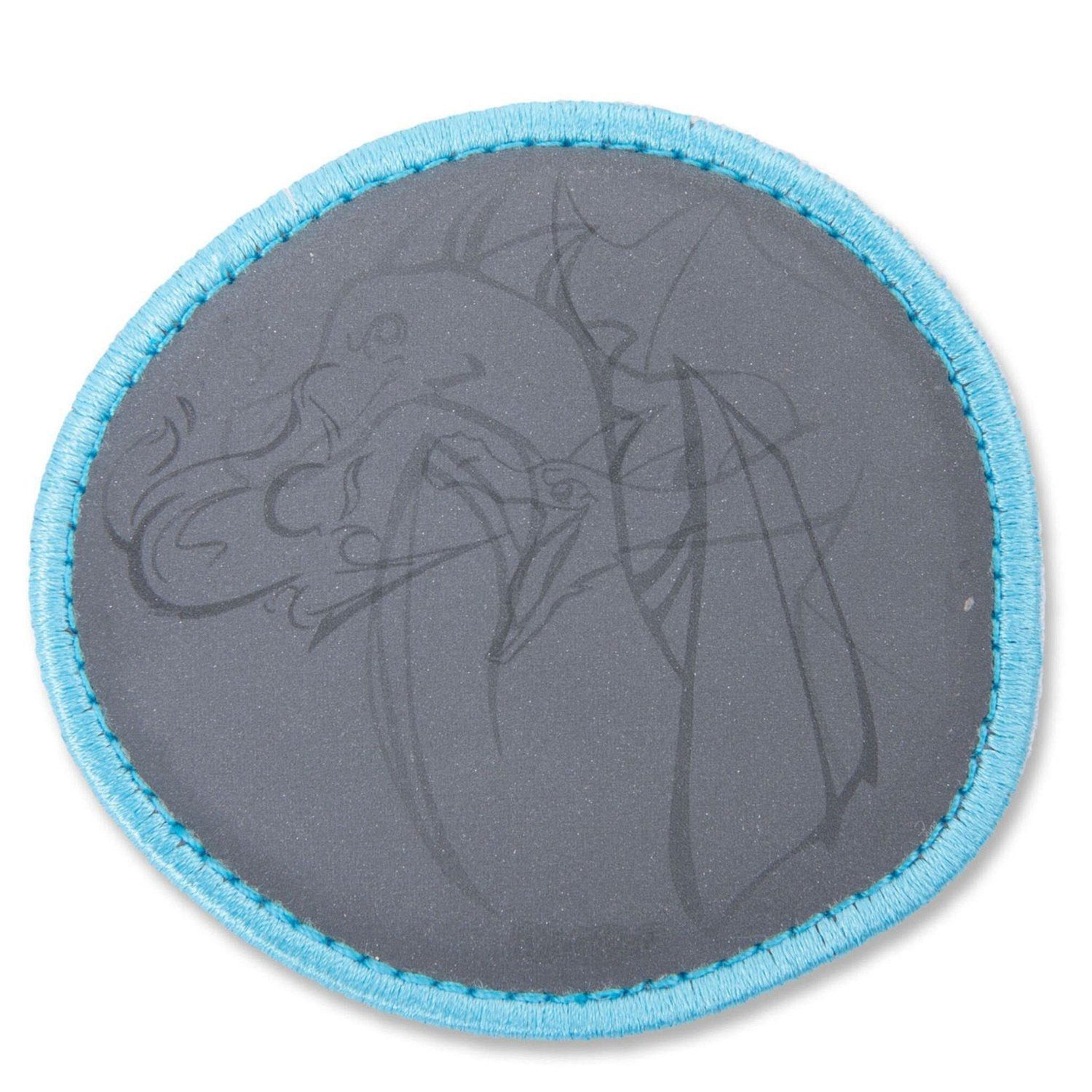 ergobag Schulranzen Zubehör Klettie - Sicherheits-Reflektor (Drachen)