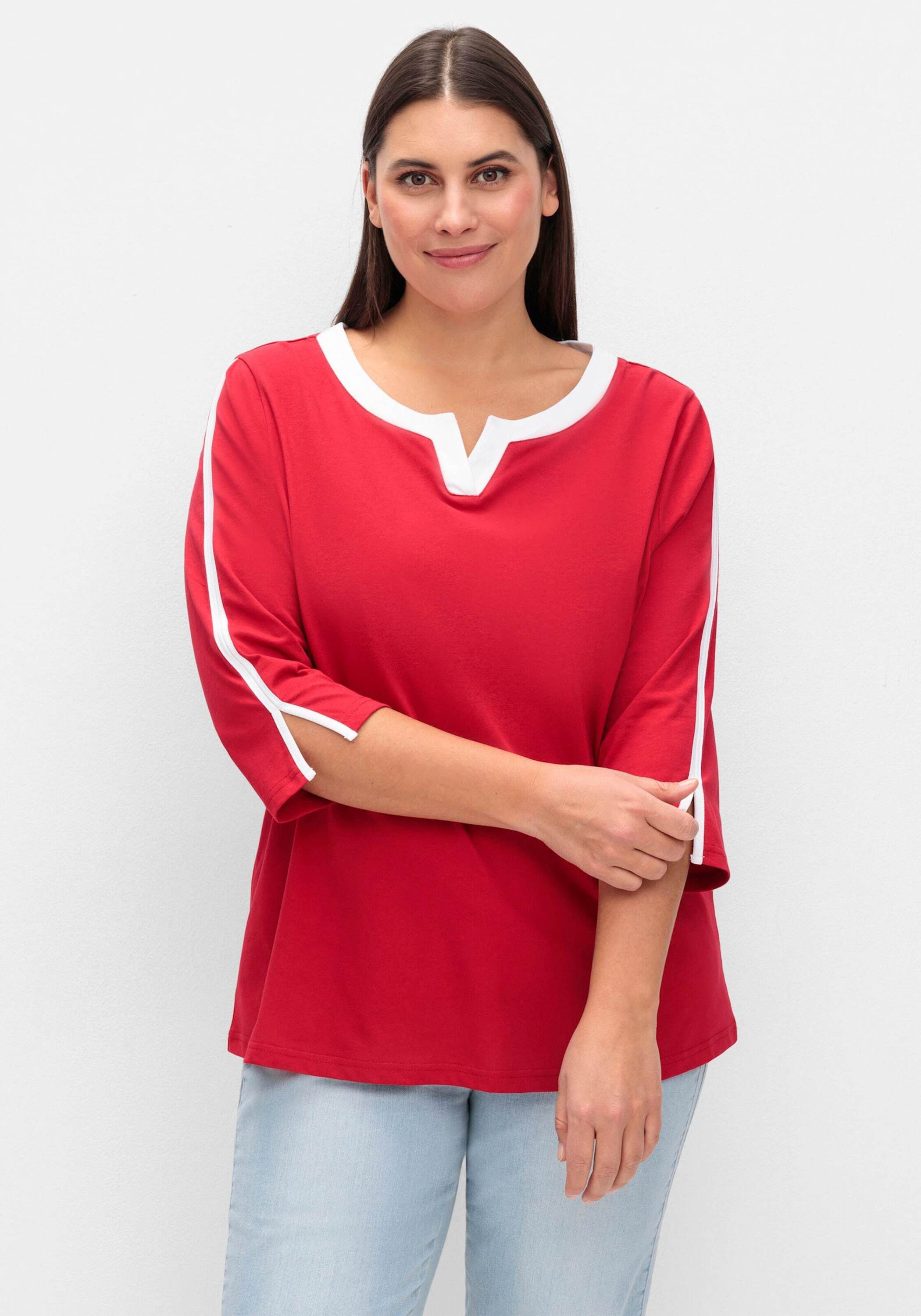 Sieh an! T-Shirt 3/4-Arm-Shirt 3/4-Arm günstig online kaufen