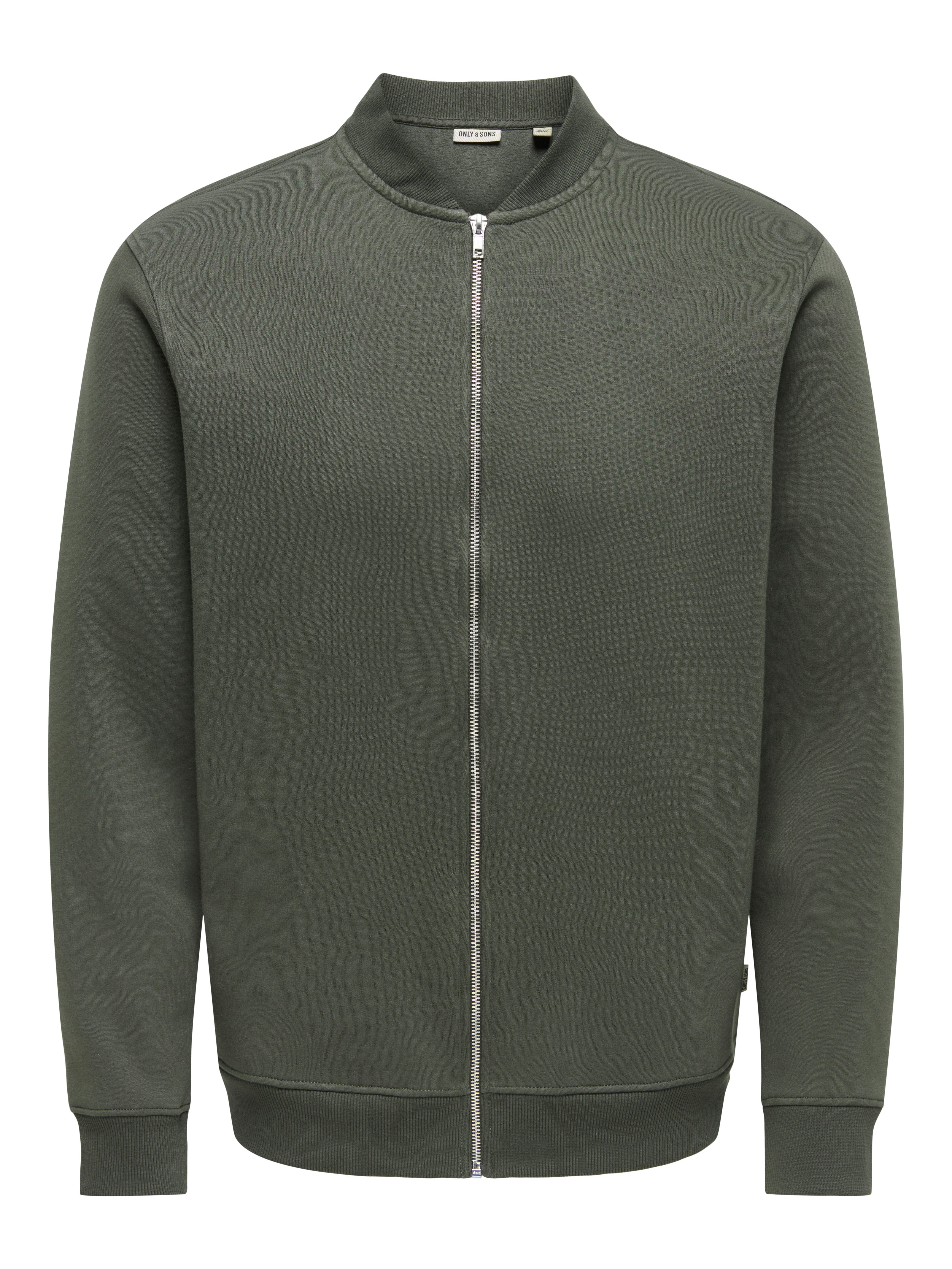 ONLY & SONS Sweatjacke ONSCERES REG ZIP BOMBER JCK NOOS Baumwollmischung, regular fit – Bild 5 von 5