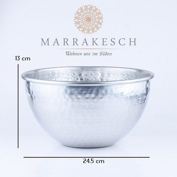 Marrakesch Orient & Mediterran Interior Dekoschale Servierschale Erla 24cm, Dekoschale, Schale (1 St), Handarbeit