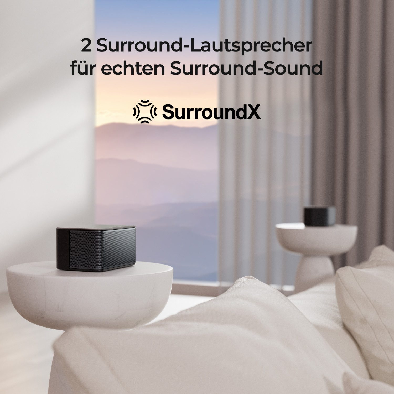 Ultimea Poseidon M4T 5.1 Soundsystem 5.1 Dolby Atmos Soundbar (Bluetooth, 410 W) – Bild 3 von 5