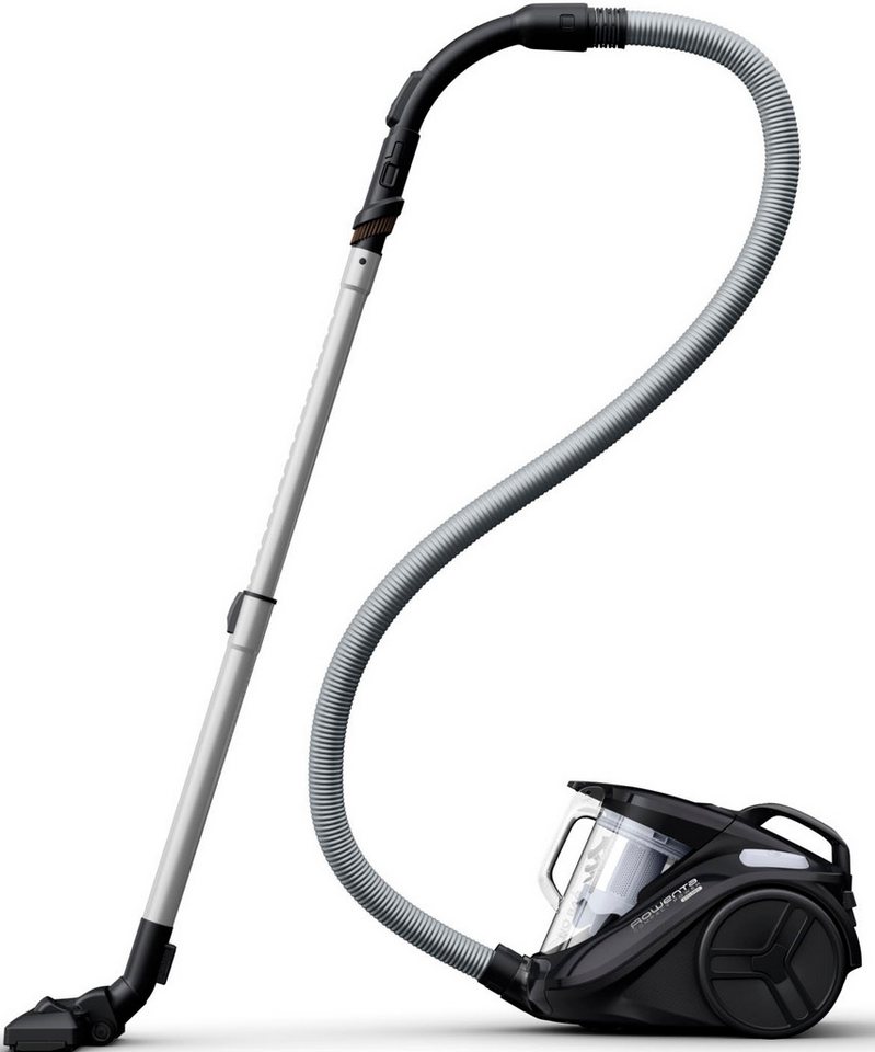 Rowenta Bodenstaubsauger Compact Power Cyclonic, beutellos, hohe Saugleistung auf Hartböden, 750 W, beutellos, leise, kompaktes Format, leichte Entleerung, hohe Filtrierung