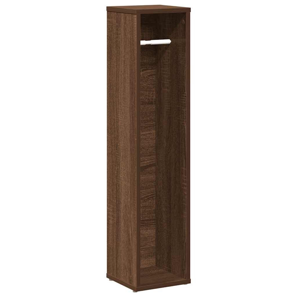 vidaXL Badezimmer-Set Badezimmerschrank mit Rollenhalter Braune günstig online kaufen