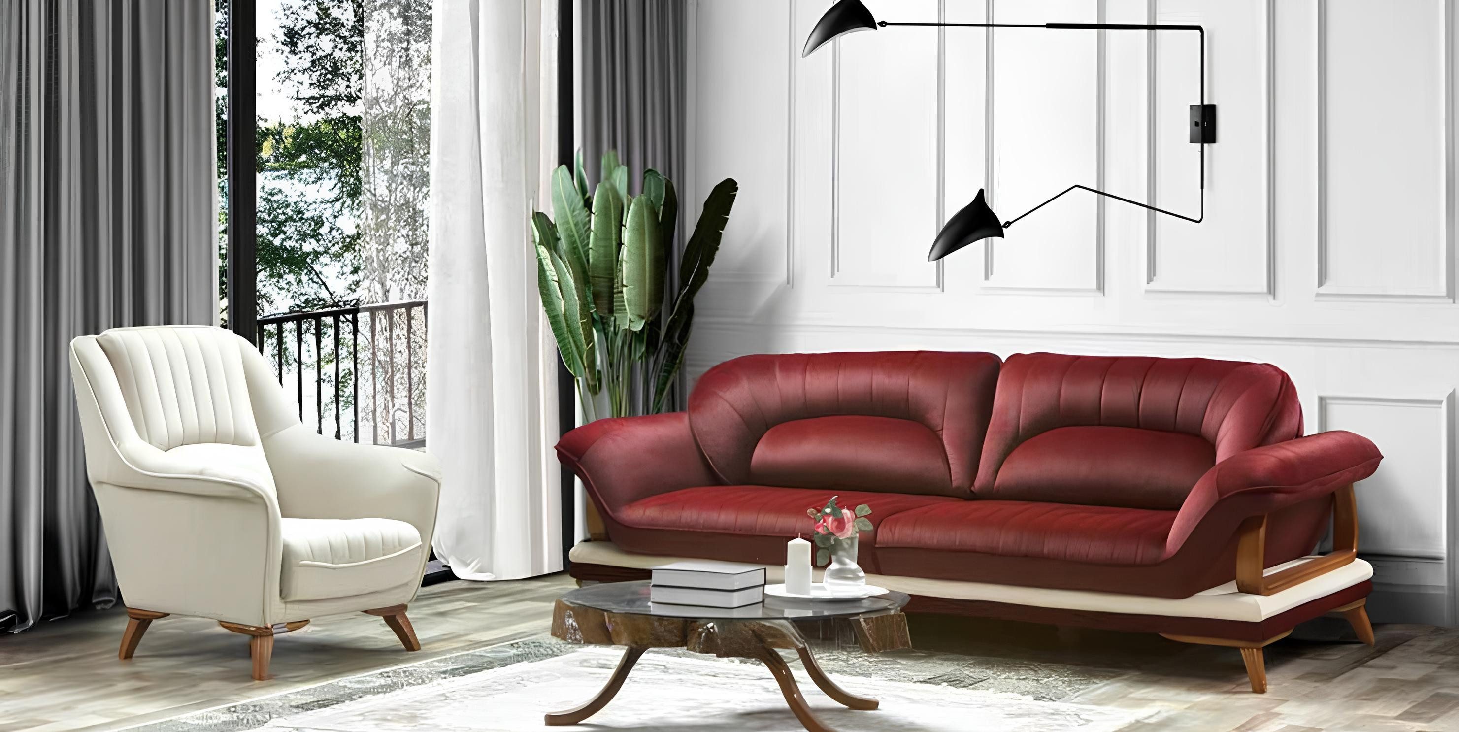 JVmoebel Relaxsessel Moderner Relax-Sessel in Weiß mit hochwertiger Polsterung (1-St), Made in Europa