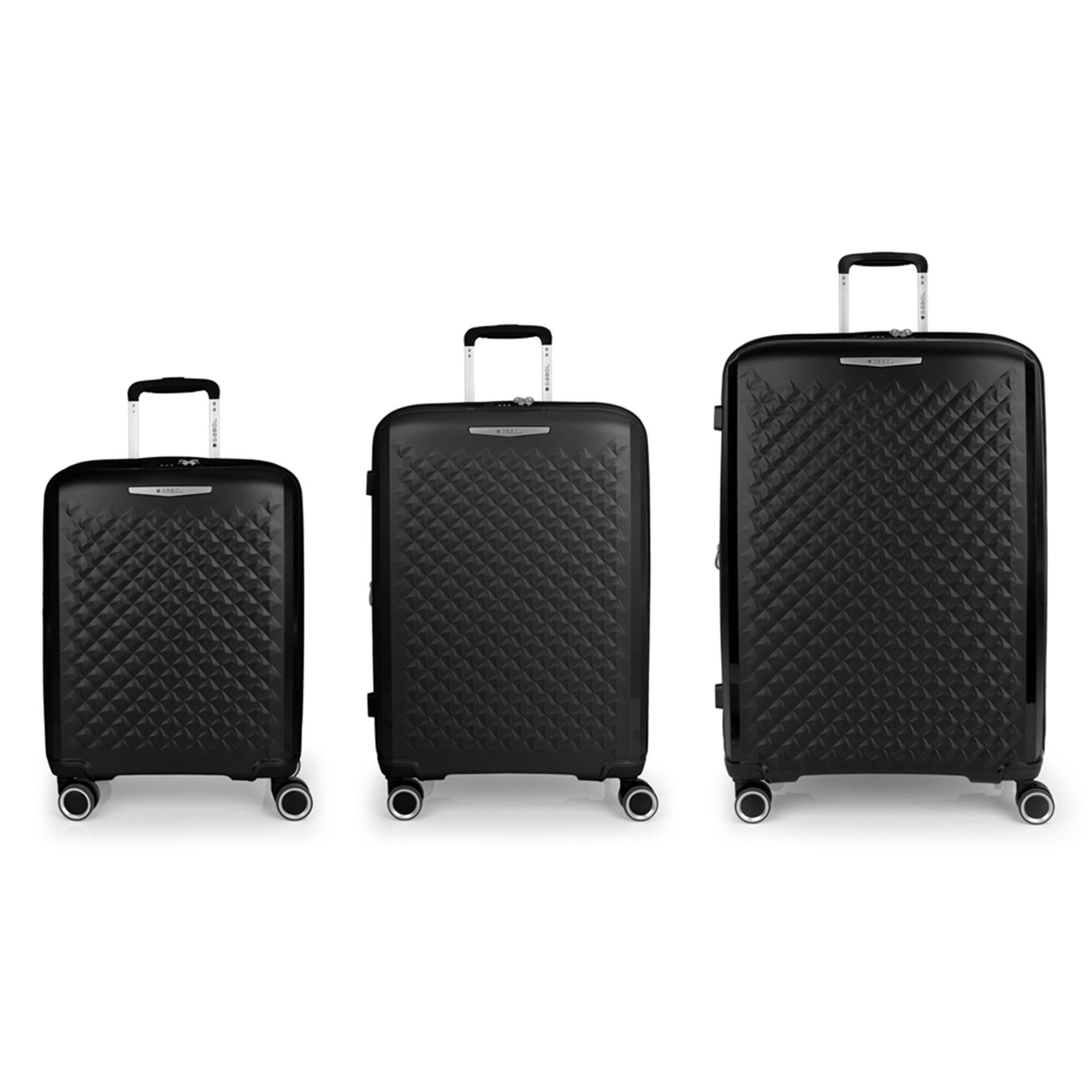 Gabol Trolleyset Queens, 4 Rollen, (3-teilig, 3 tlg), Polypropylen