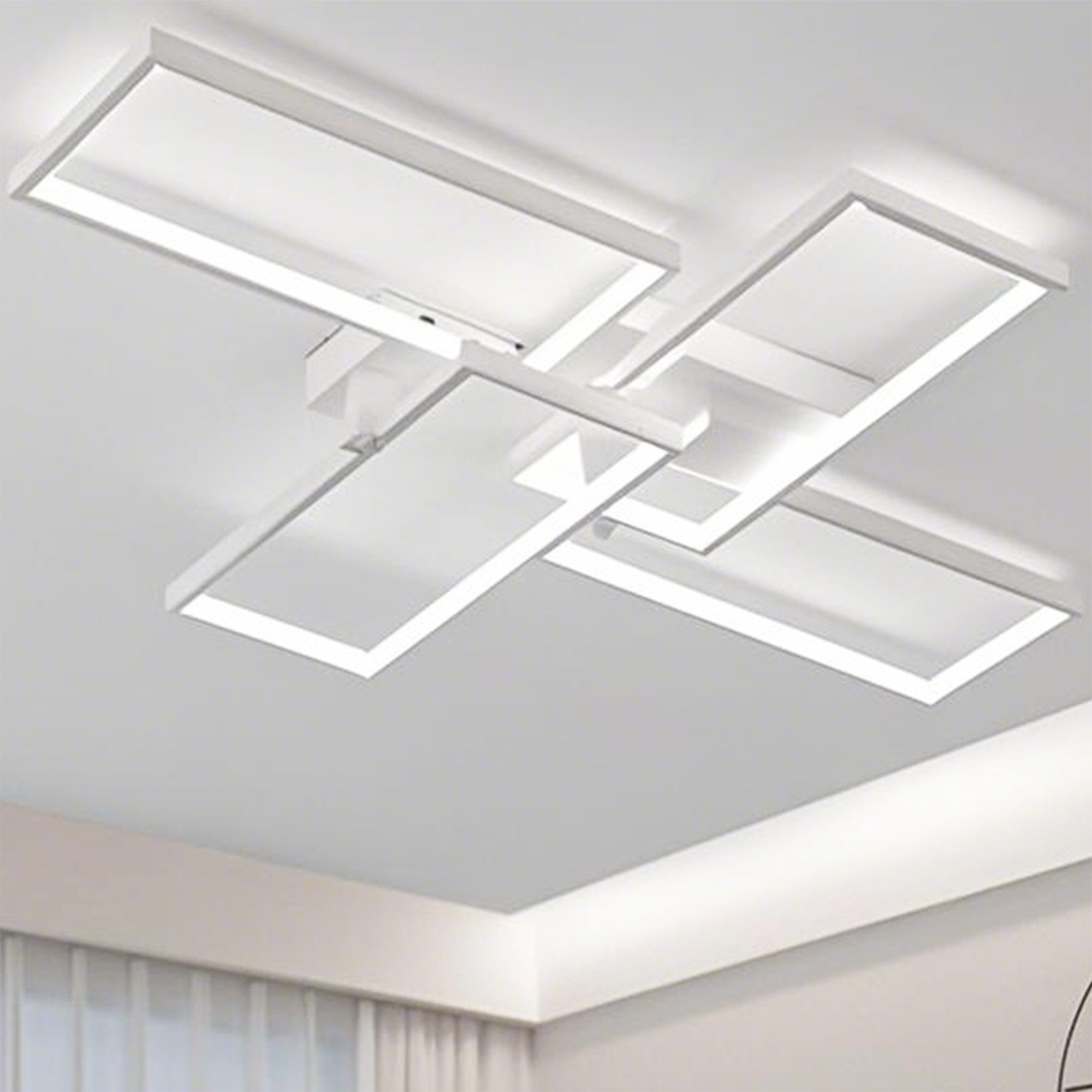 YINDN Deckenleuchte 90*65cm LED Deckenleuchten, Stufenlos günstig online kaufen