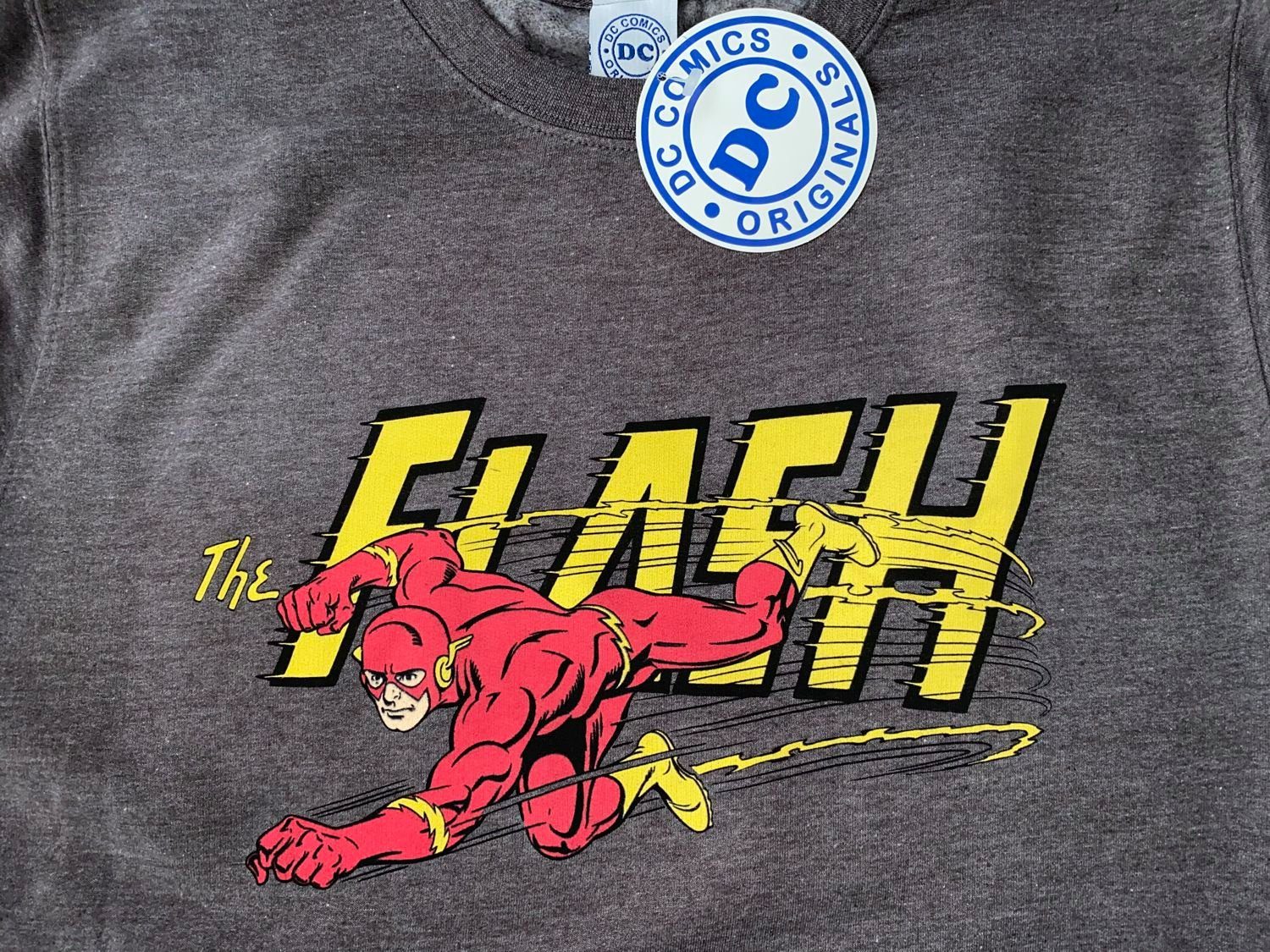 Flash Sweatshirt FLASH Sweatshirt DC Comics der Blitz Jugendliche + Erwachsene Sweater Pullover Pulli Gr. S M L XL XXL