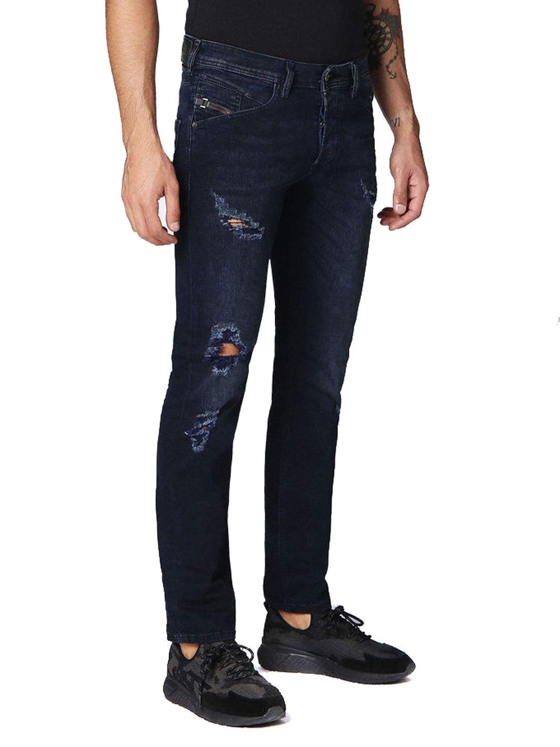 Diesel Straight-Jeans Diesel Belther 084ND Herren günstig online kaufen
