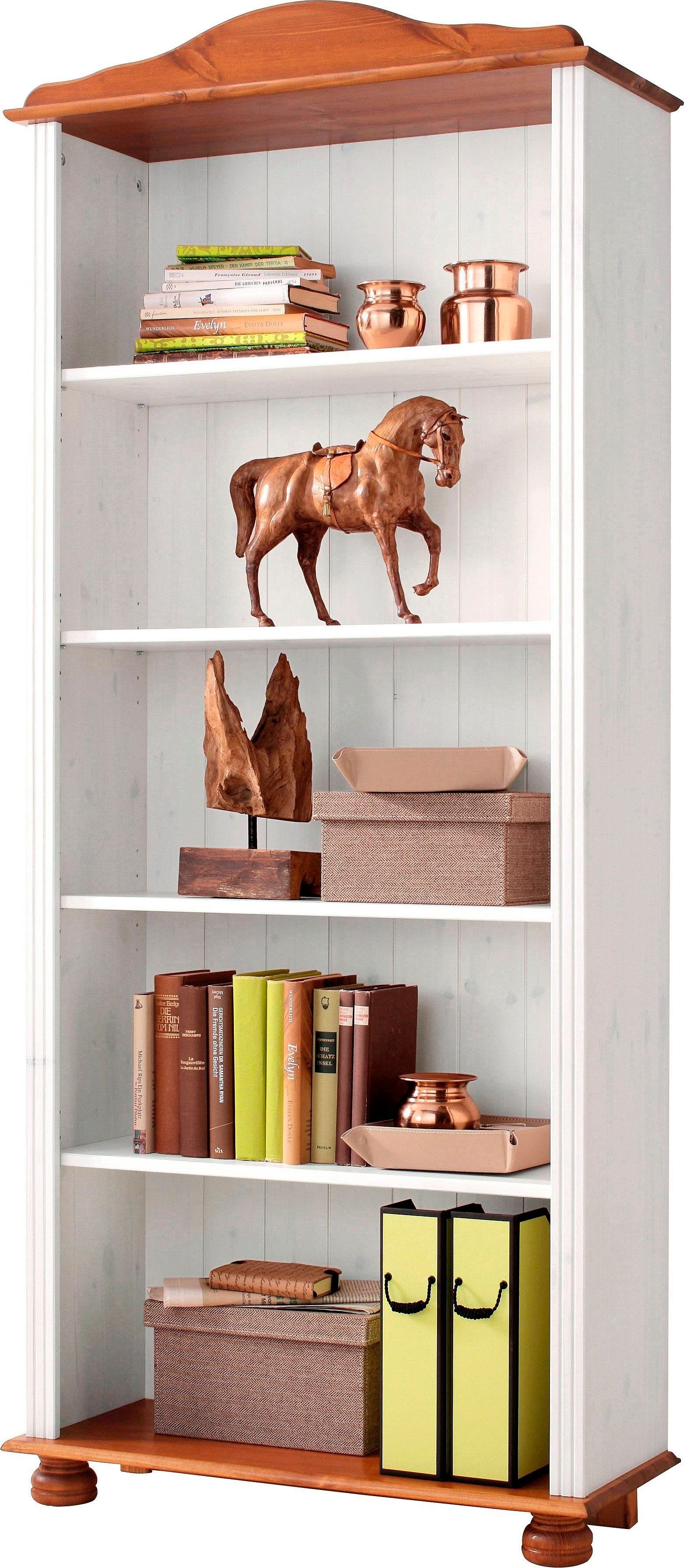 OTTO home Regal Mette, aus massivem Kiefernholz, in unterschiedlichen Größen und Farben