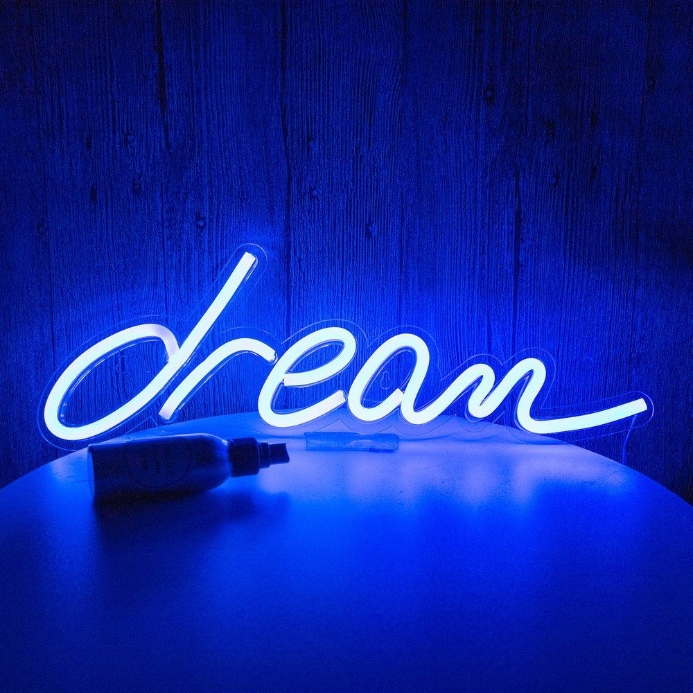 Rosnek LED Dekolicht Neon Lampe,Banane Hello Herz Dream Love,Schlafzimmer N günstig online kaufen