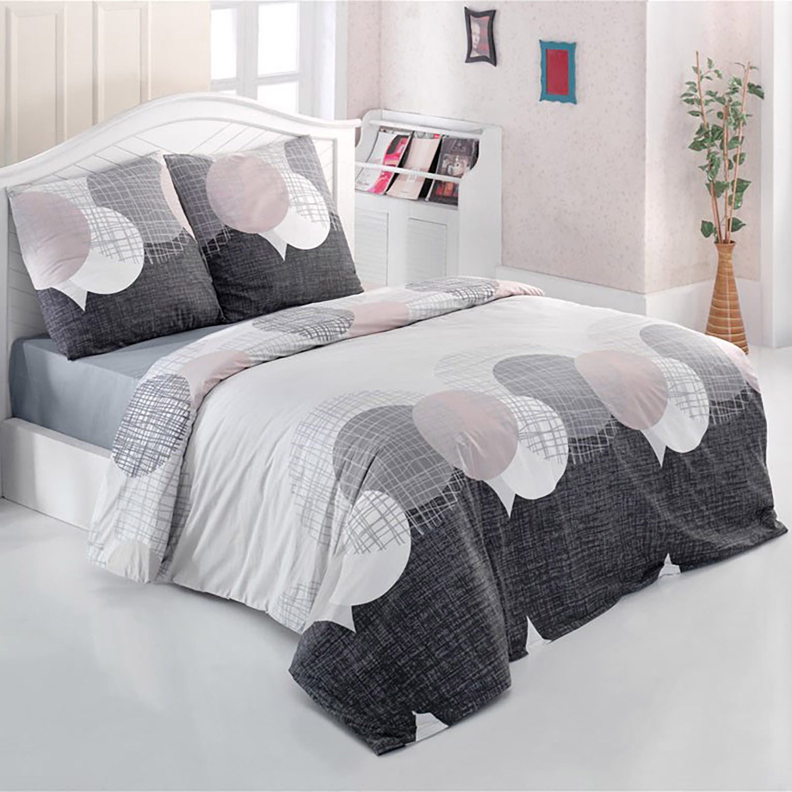 Buymax Bettwäsche Jadore, Renforce, 2 teilig, Bettbezug-Set 155x220 cm 100% günstig online kaufen