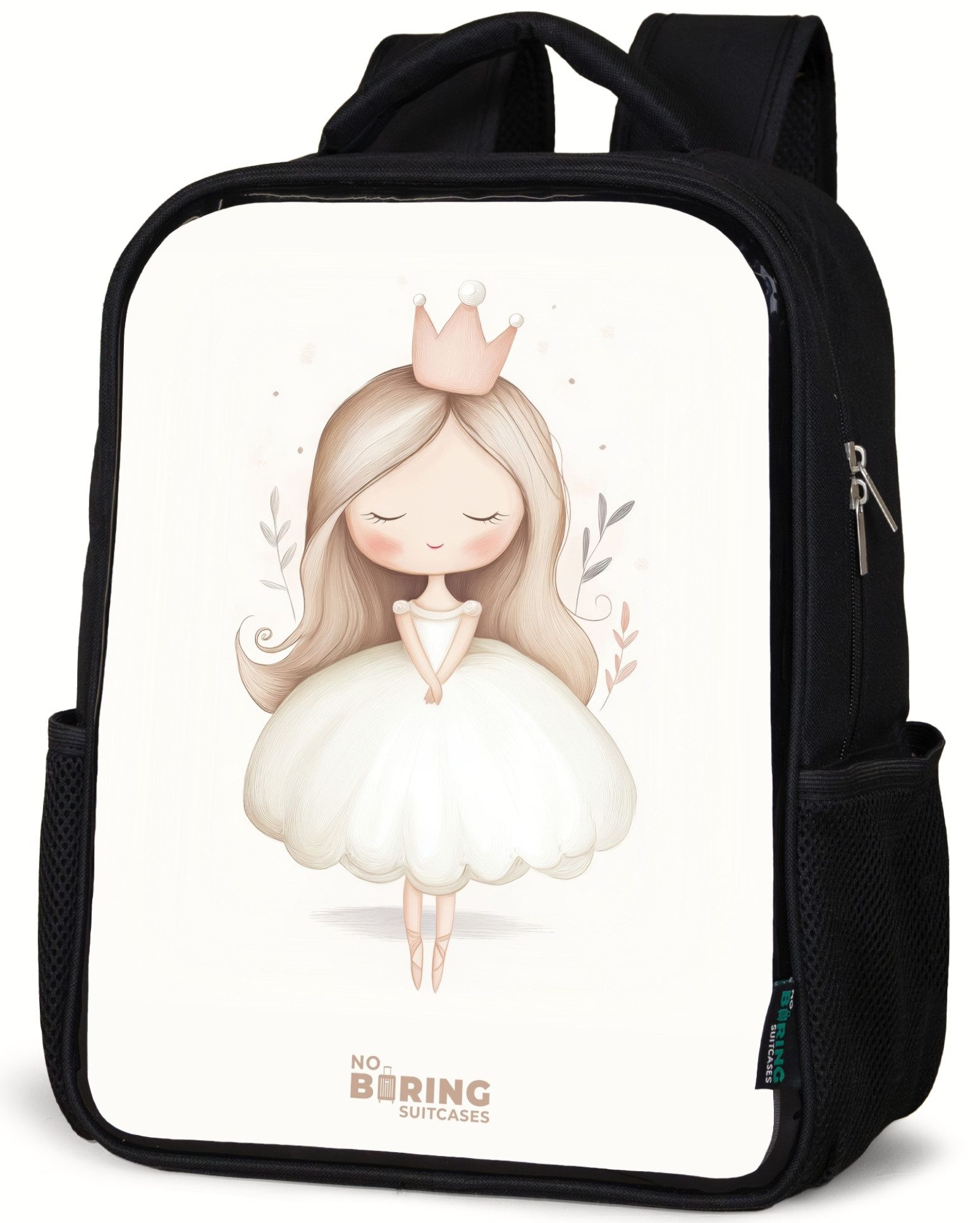 Anmutige Prinzessin in Weiß