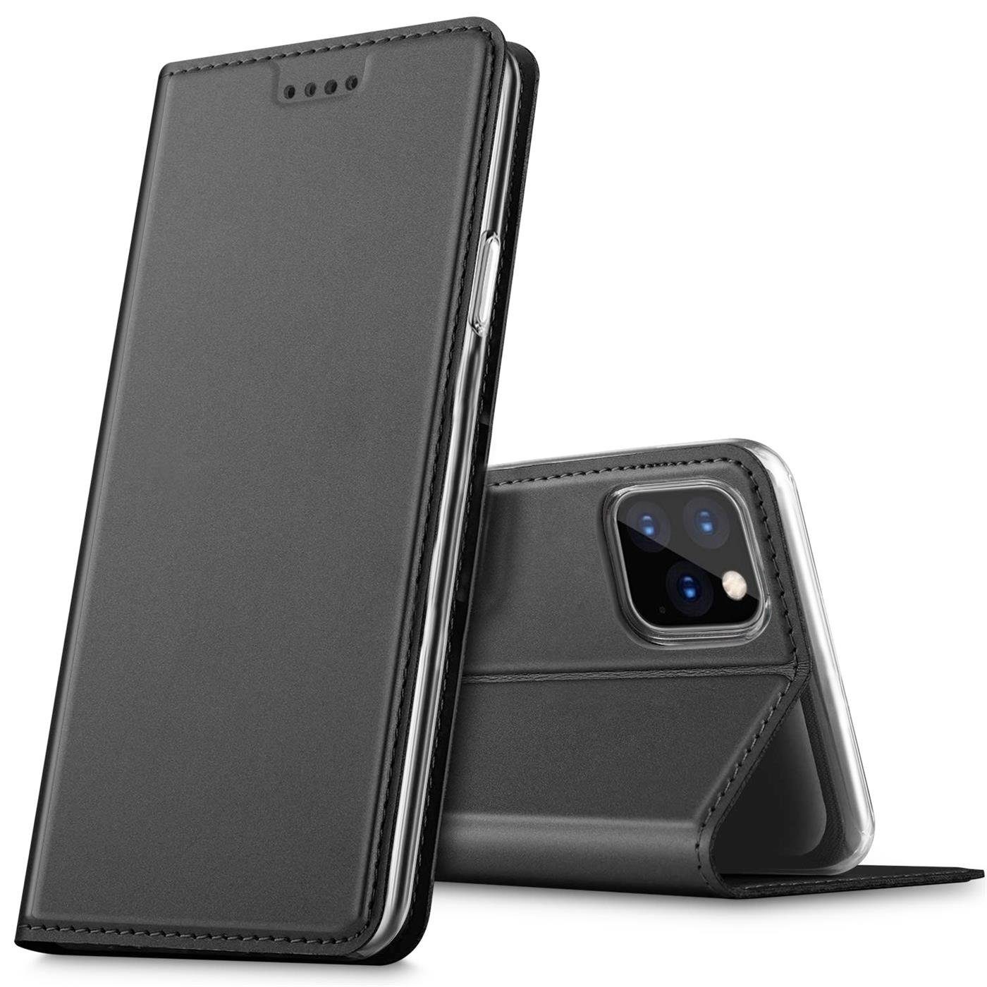 CoolGadget Handyhülle Klapptasche Wallet Kartenfach für Apple iPhone 11 Pro Max 6,5 Zoll, Ultra Slim Flip Case Hülle Klapphülle Cover Schutzhülle