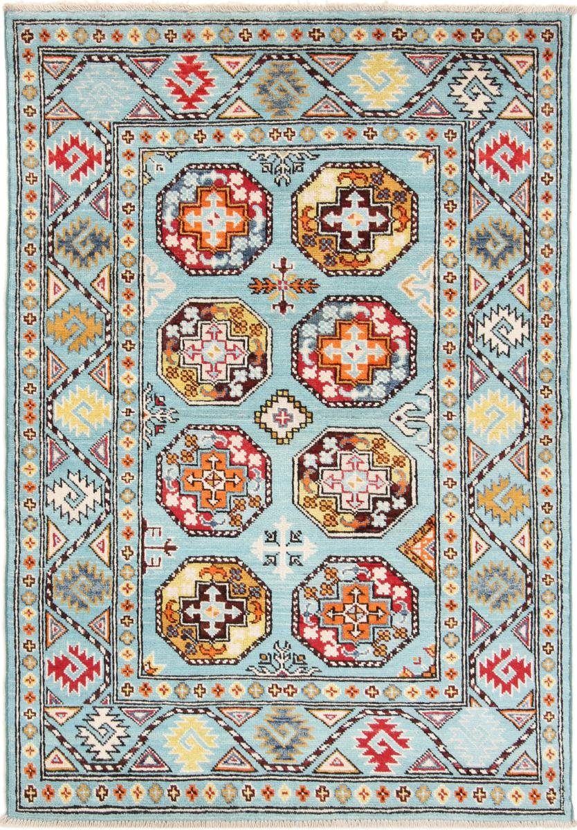 Orientteppich Kazak 104x151 Handgeknüpfter Orientteppich, Nain Trading, rechteckig, Höhe: 5 mm