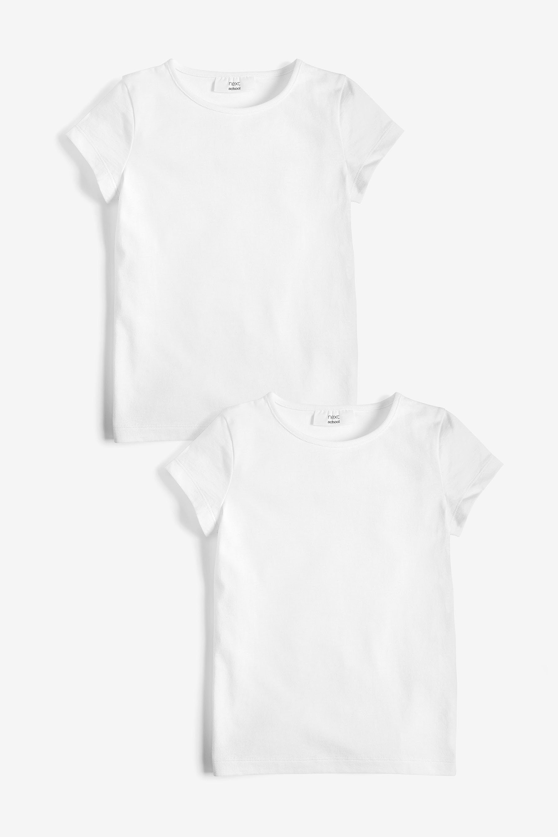 Next T-Shirt Sport-T-Shirts für die Schule Baumwolle, 2er-Pack (2-tlg)