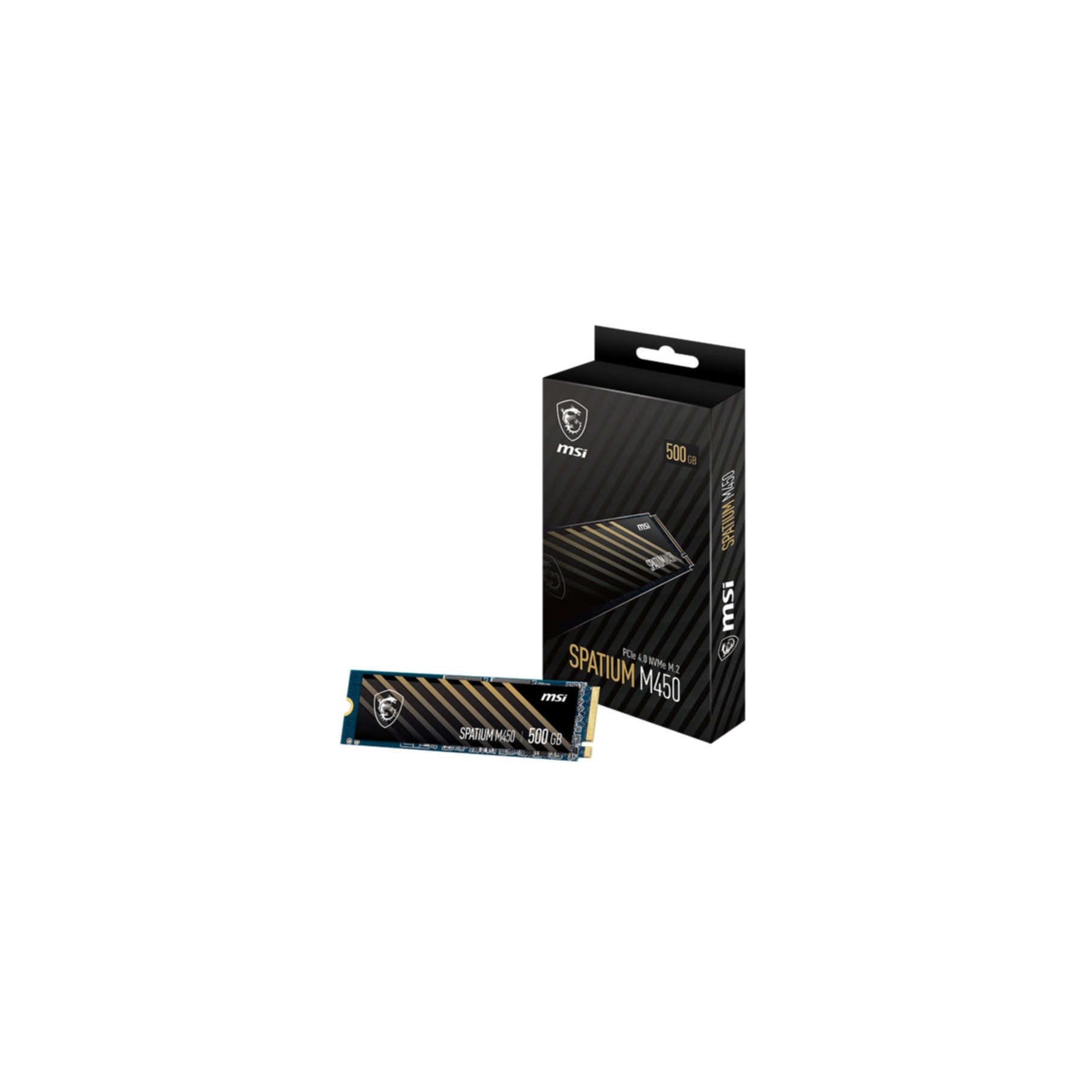MSI SPATIUM M450 PCIe 4.0 NVMe M.2 500GB V1 interne SSD