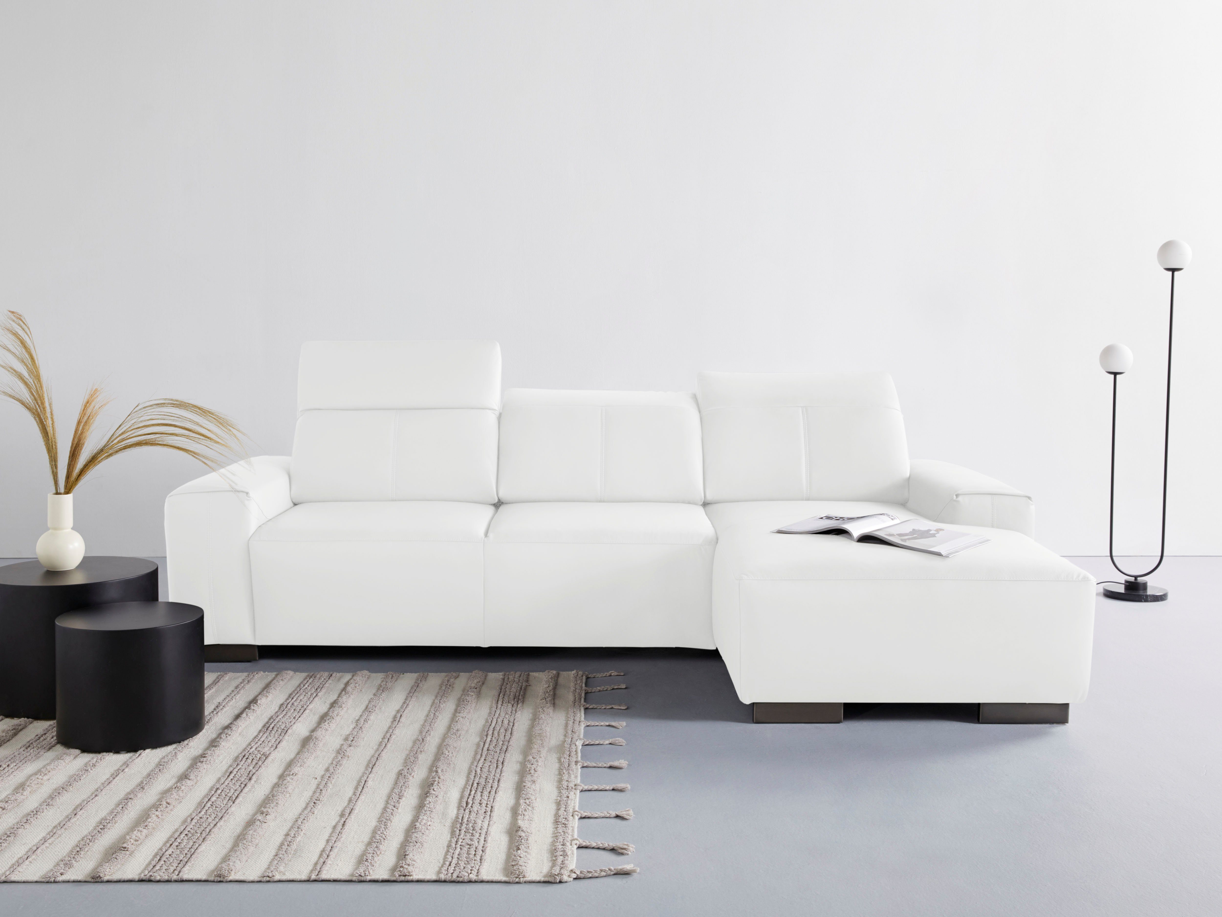 Kopfteilverstellung Catania, COTTA Sofa mit