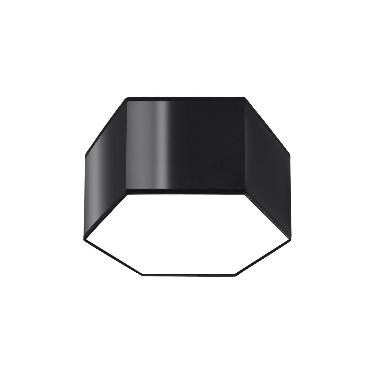 SOLLUX lighting Deckenleuchte Deckenleuchte Sunde 15 Schwarz, Nicht enthalten