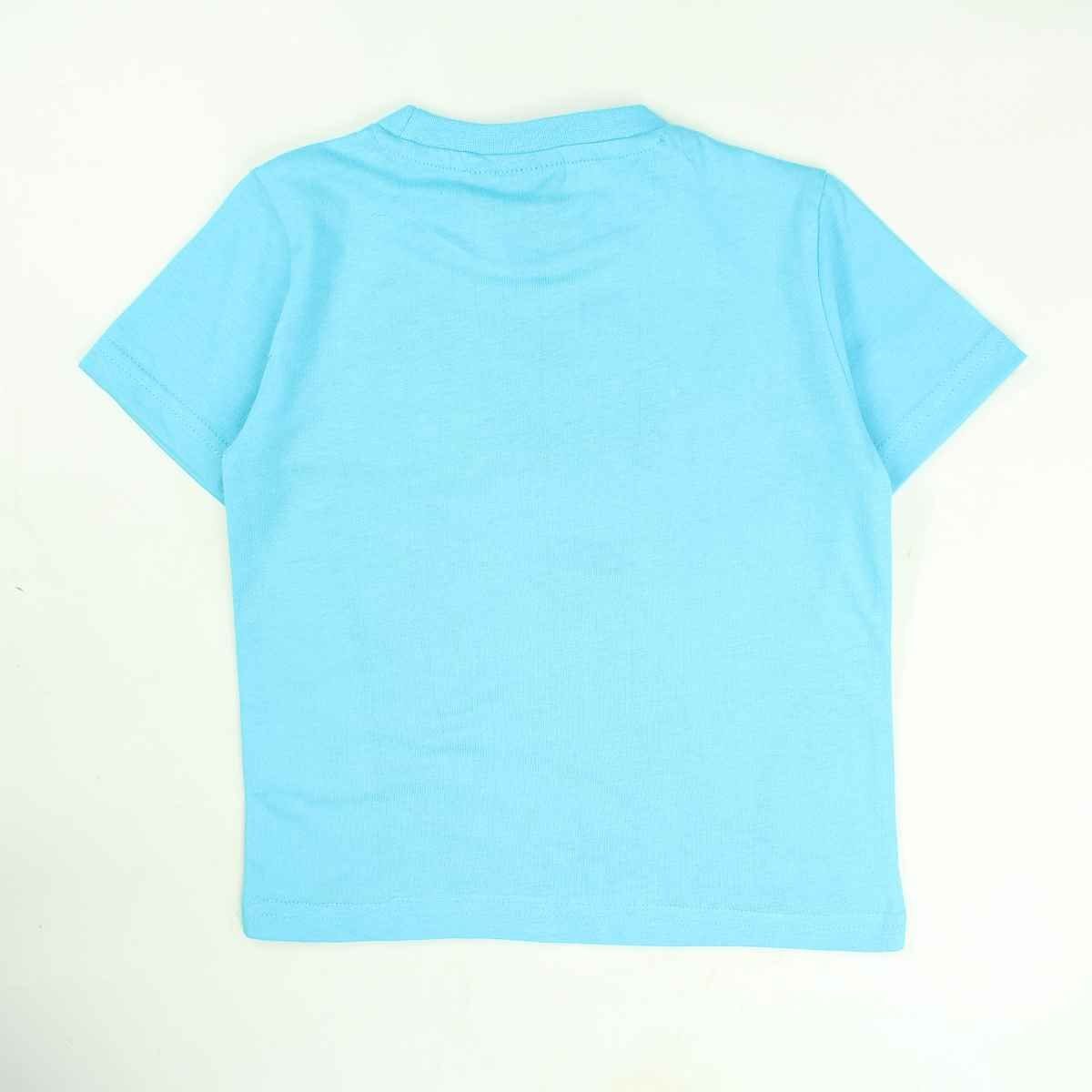Lilo & Set cm T - Stitch Hellblau Shorty Jungen Hose & Kurze 98 -Shirt 128 (2 Gr. tlg)