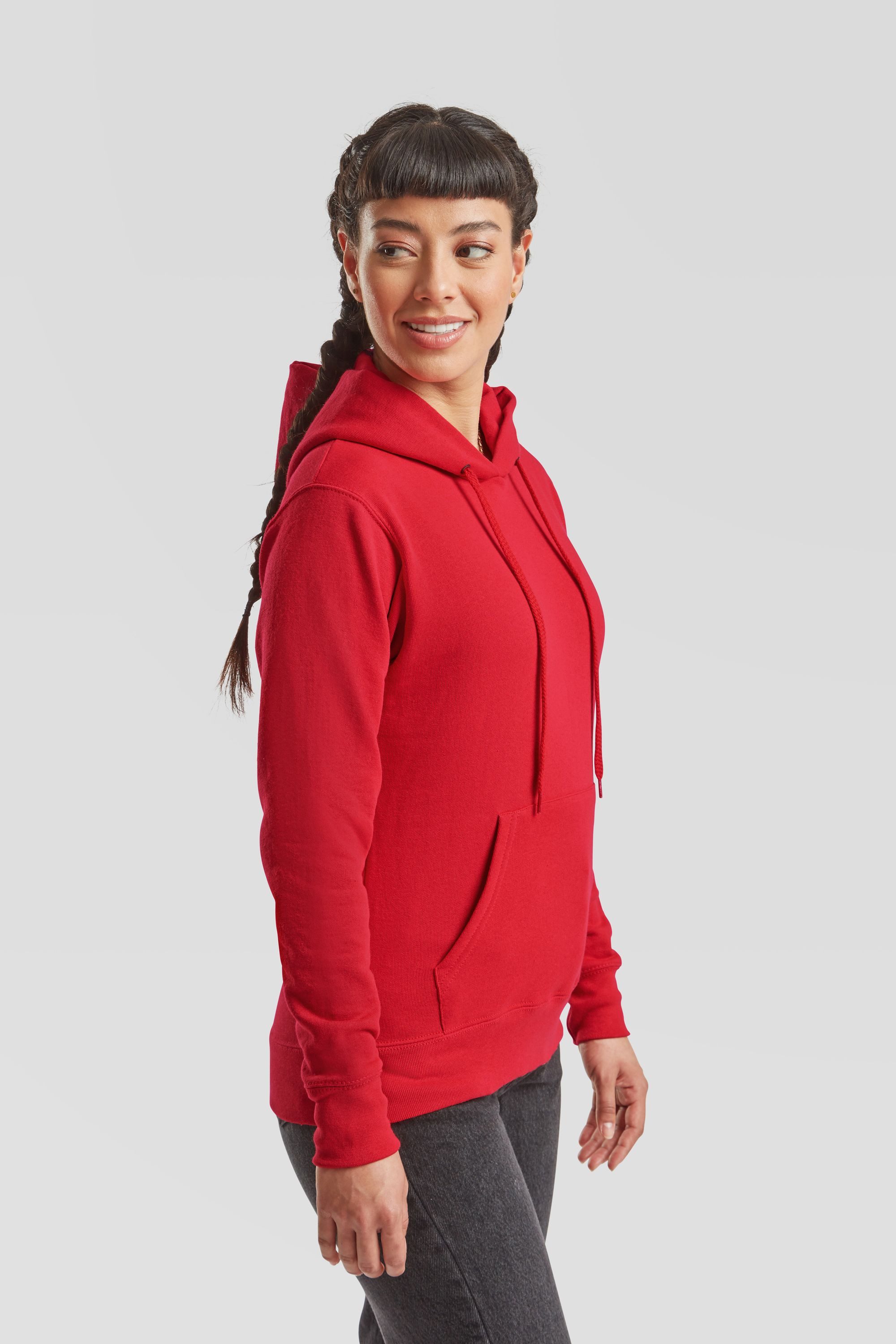 Fruit of the Loom Kapuzensweatshirt Classic Hooded Sweat Lady-Fit – Bild 4 von 5