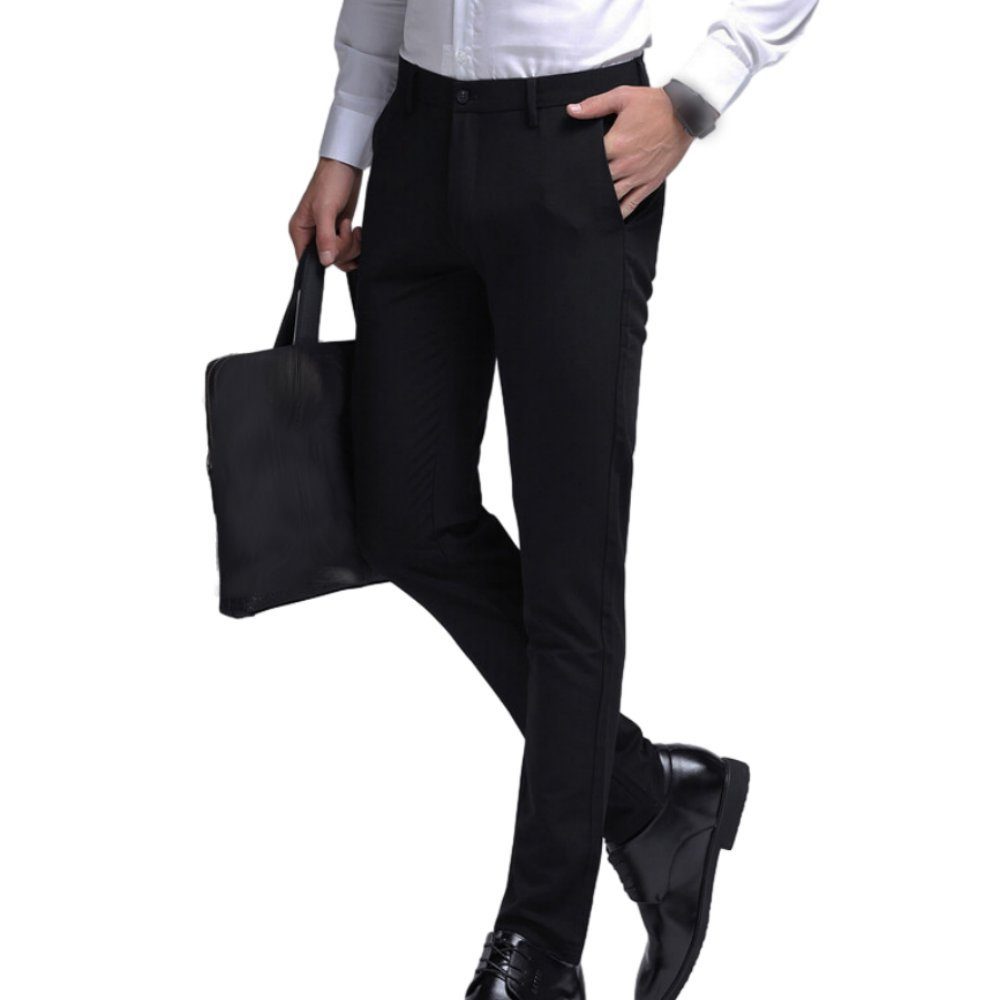 Opspring Chinohose Elastische Hosen,Business-Herrenhosen,Lässige Herrenhosen