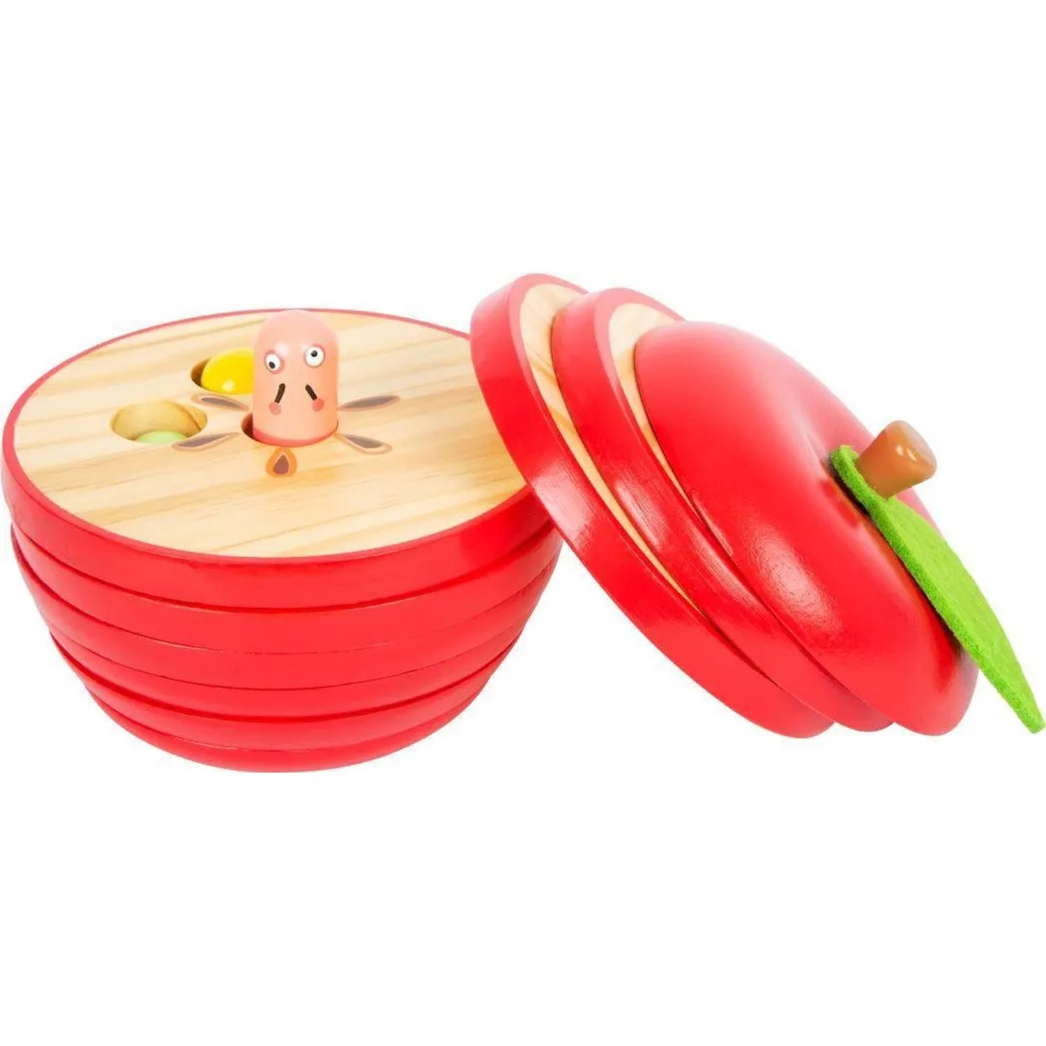 Small Foot Spiel Lernspiel Logisteck Apfel
