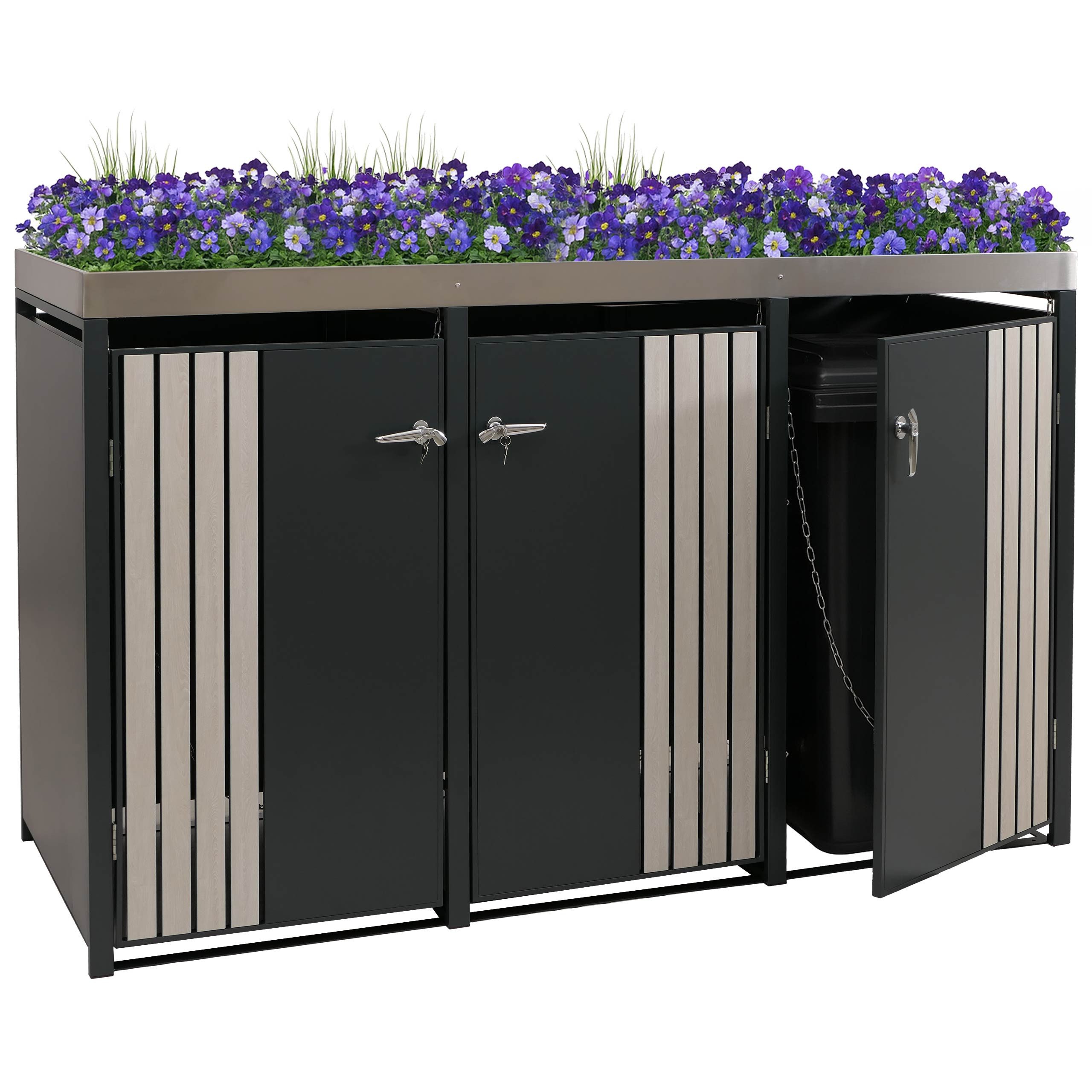 Mülltonnenbox MCW-O67-PK-3