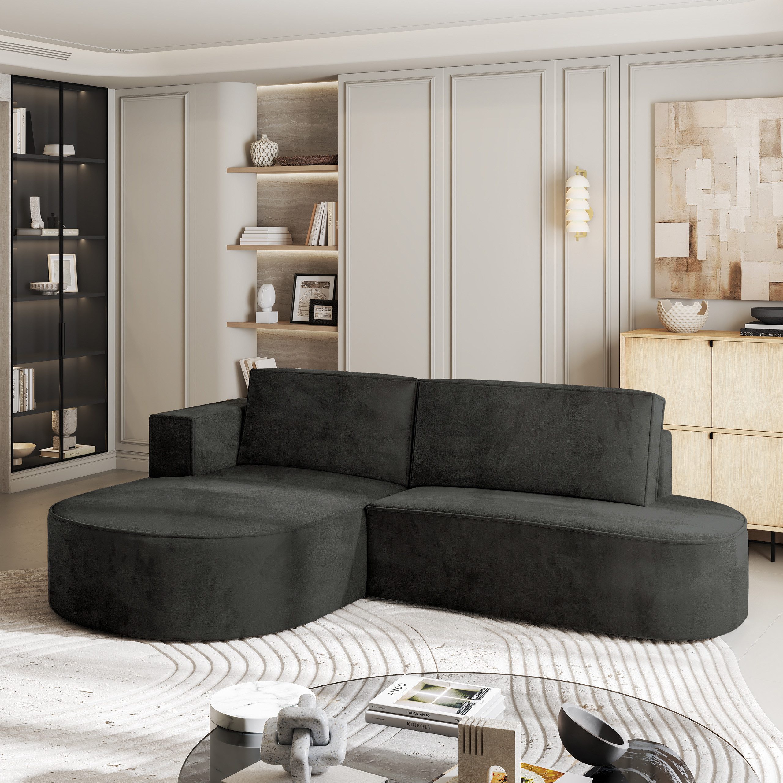 Masseno Ecksofa CORTIO mit Schlaffunktion L-Form, günstig online kaufen