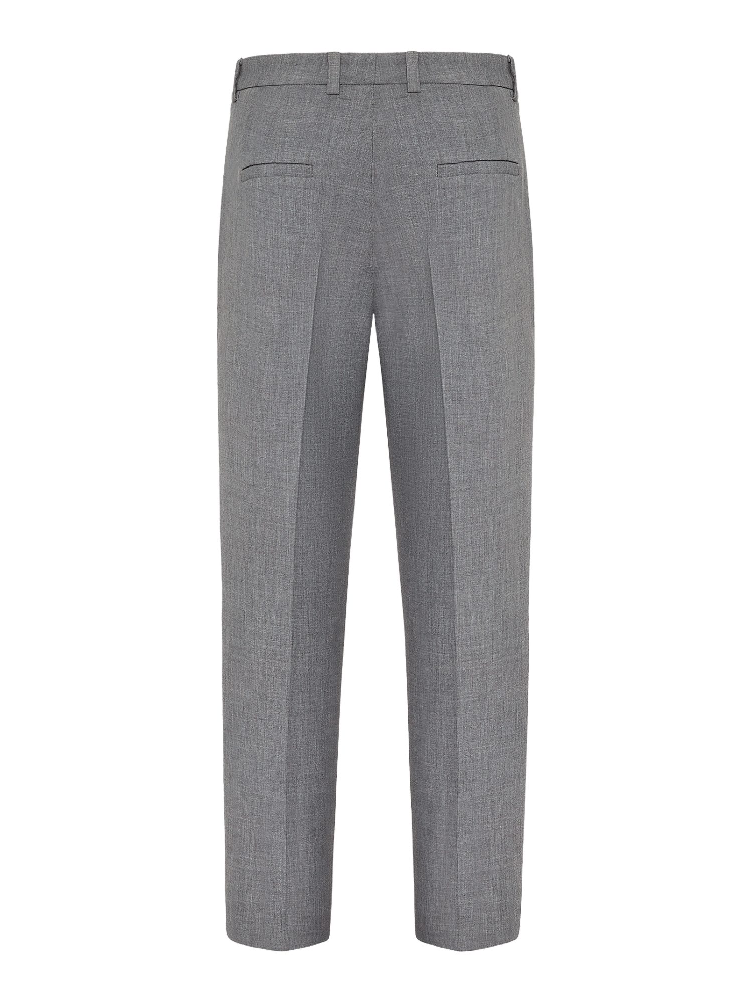 Cambio Stoffhose grau, Business, Polyester, Unifarben, Regular Fit, Mittel