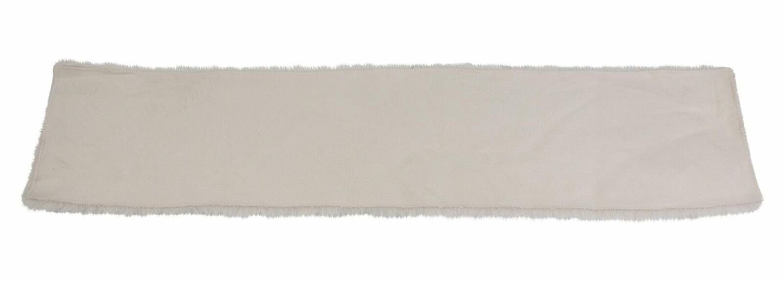 Home-trends24.de Tischläufer Creme Fell Kunstfell Tischdeko Tischdecke Deko Weihnachten – Bild 3 von 4