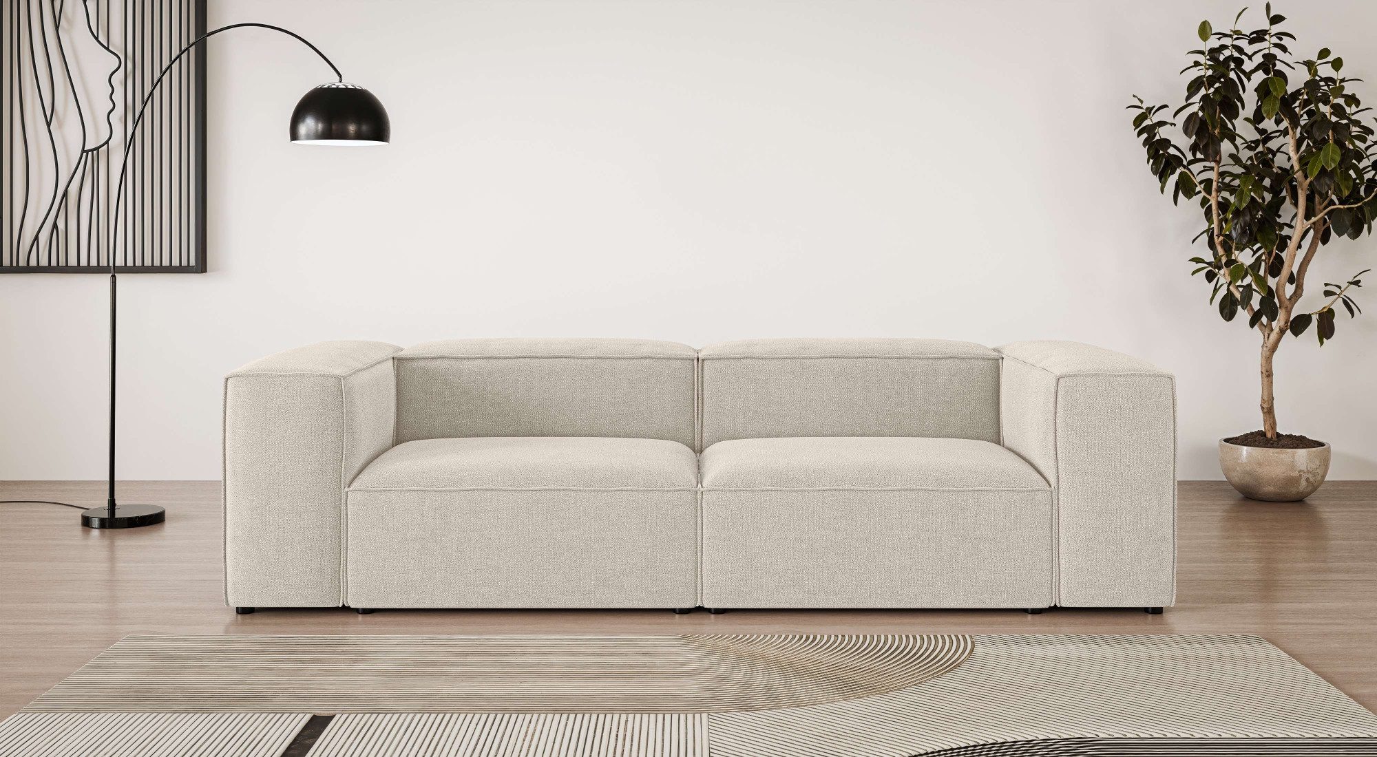 OTTO home Big-Sofa HAILY Modularsofa, Maße B/T/H: 260/100/72 cm, als Modul günstig online kaufen