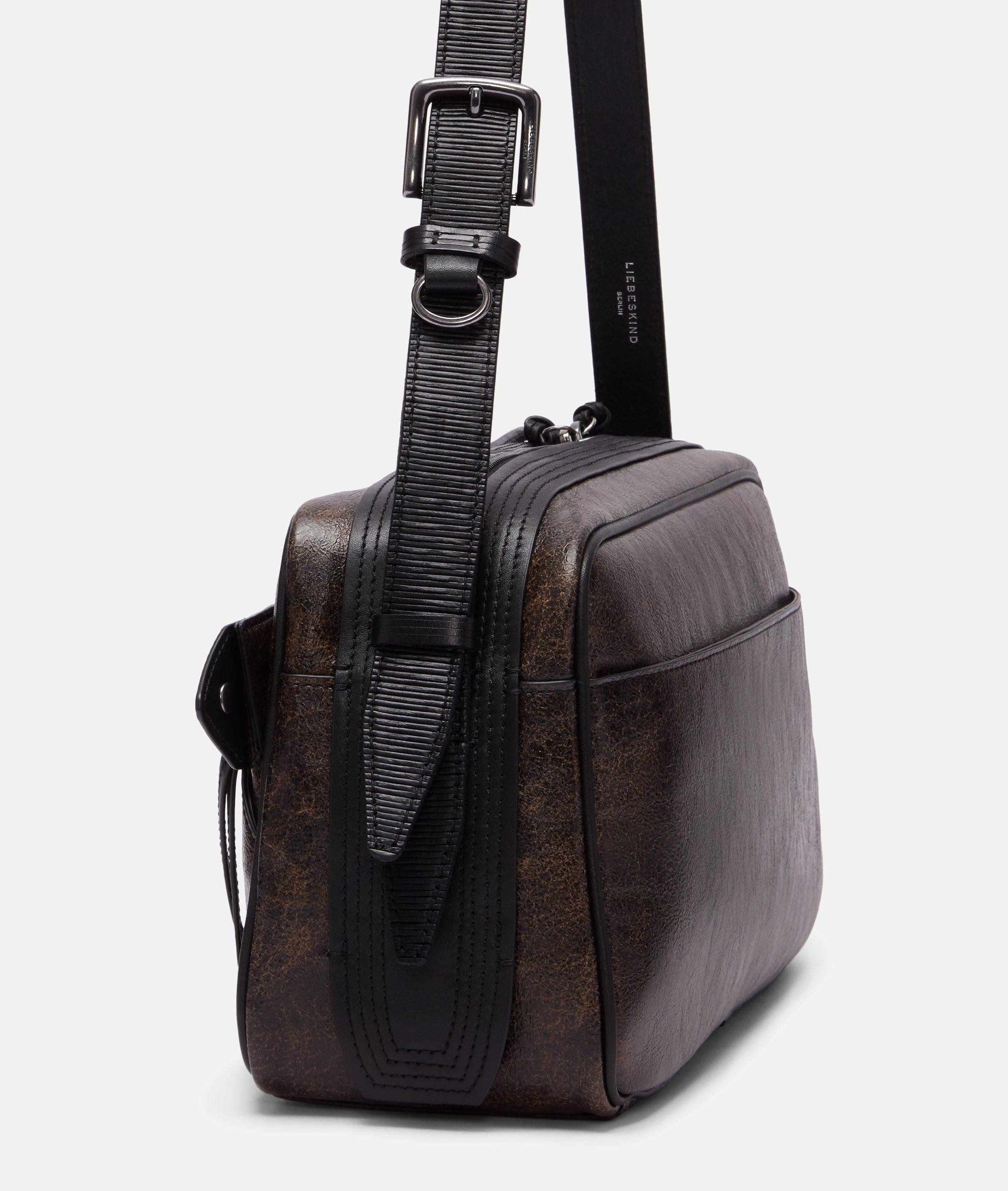 Liebeskind Berlin Schultertasche Juno Satchel M, Geräumige Schultertasche aus Kunstleder