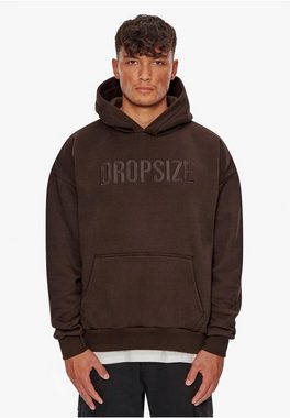 Dropsize Kapuzensweatshirt Dropsize Herren Heavy Oversize Flat Front Embo Hoodie (1-tlg)