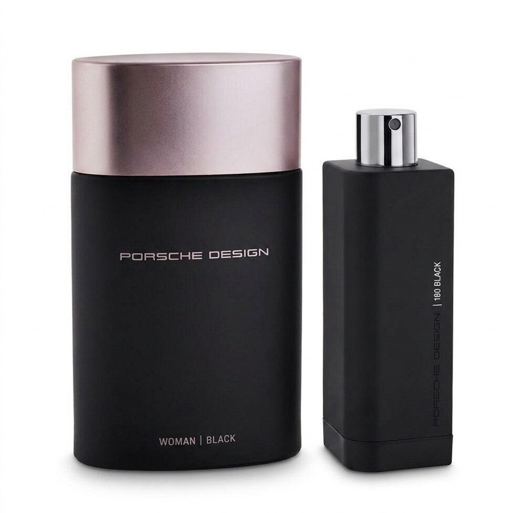 Porsche Eau de Toilette Porsche Design Black Duft Duo für Sie und Ihn, Harmonisch abgestimmtes Duft Duo für Sie und Ihn