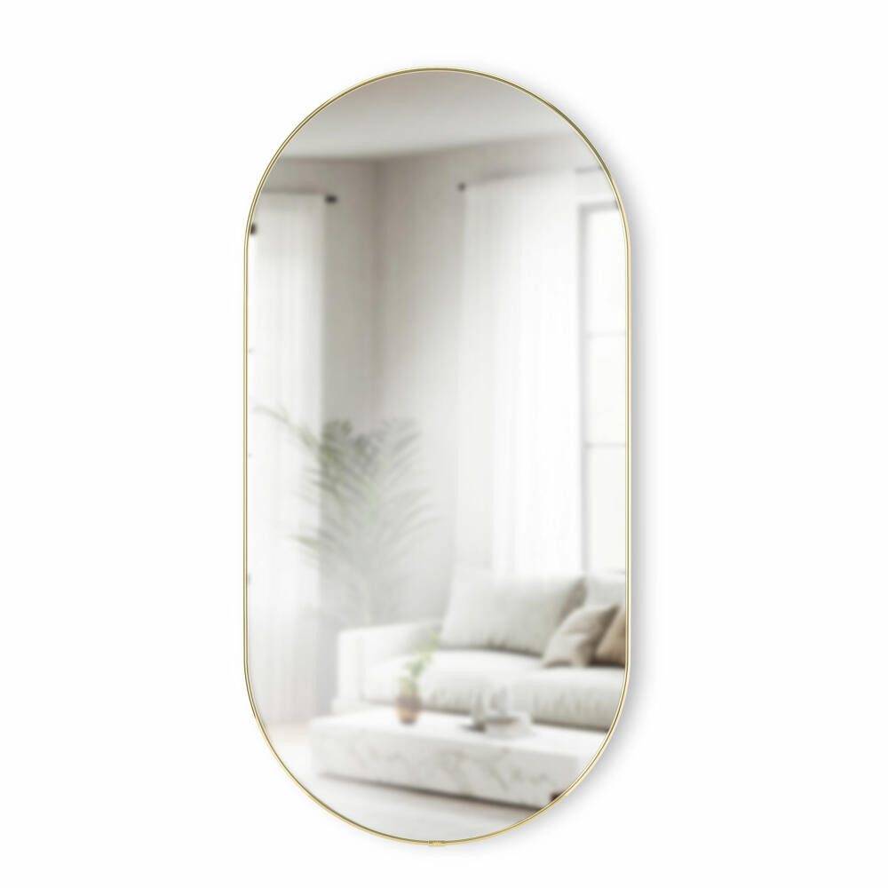 Umbra Wandspiegel Hubba Pill Messing 92 cm