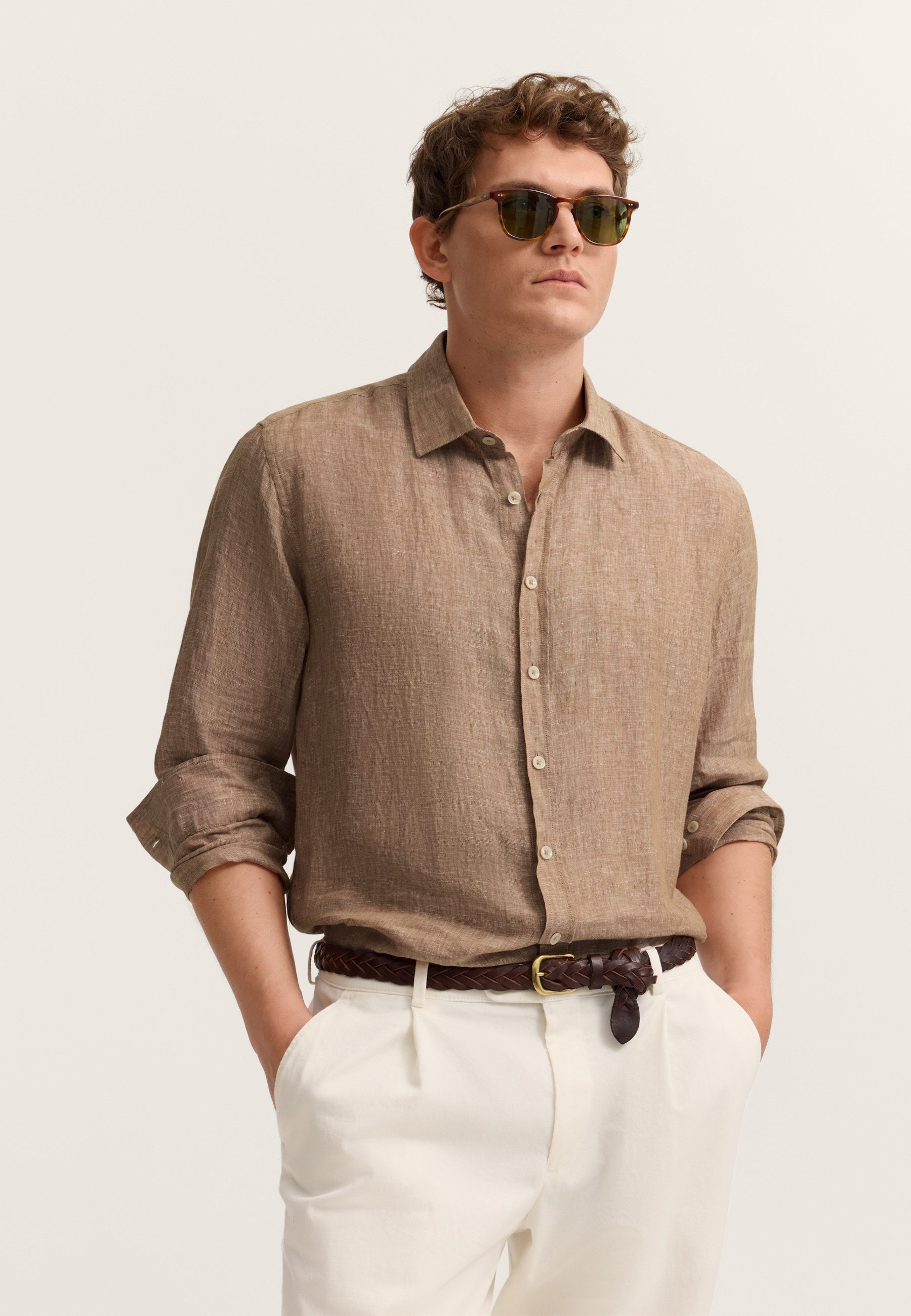 Leinenhemd Modern Fit