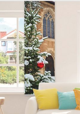 Schiebegardine Weihnachten in der Kirche Flächenvorhang HxB 180x60 cm - B-line, gardinen-for-life