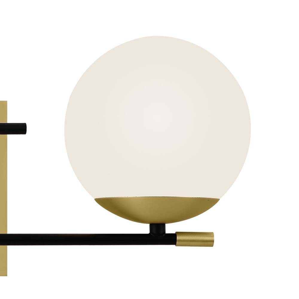 Maytoni LED Gartenstrahler, Wandleuchte Wandlampe Metall Matt-Gold L Schlafzimmerlampe Flurlampe